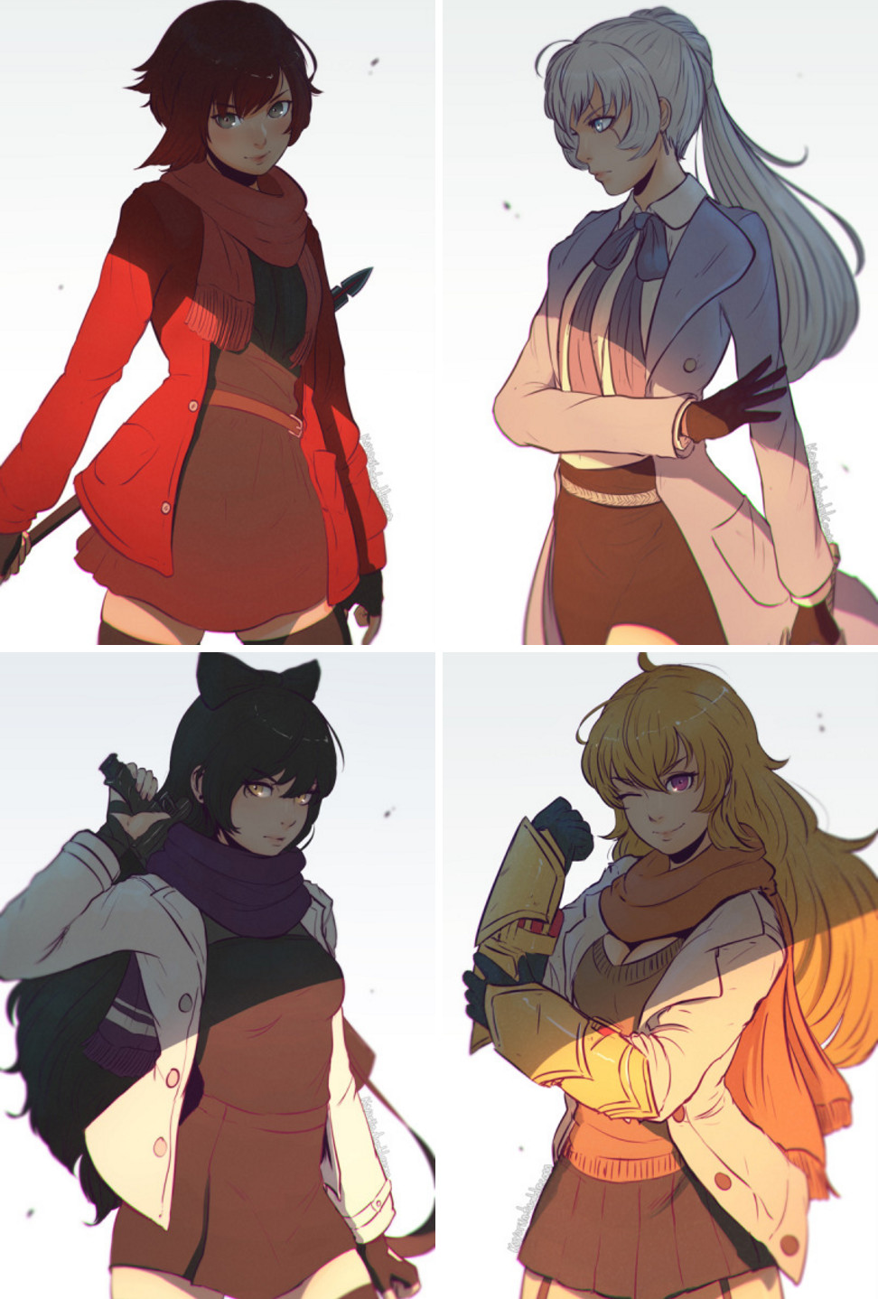 Artstation Rwby Custom Outfits Koyori N