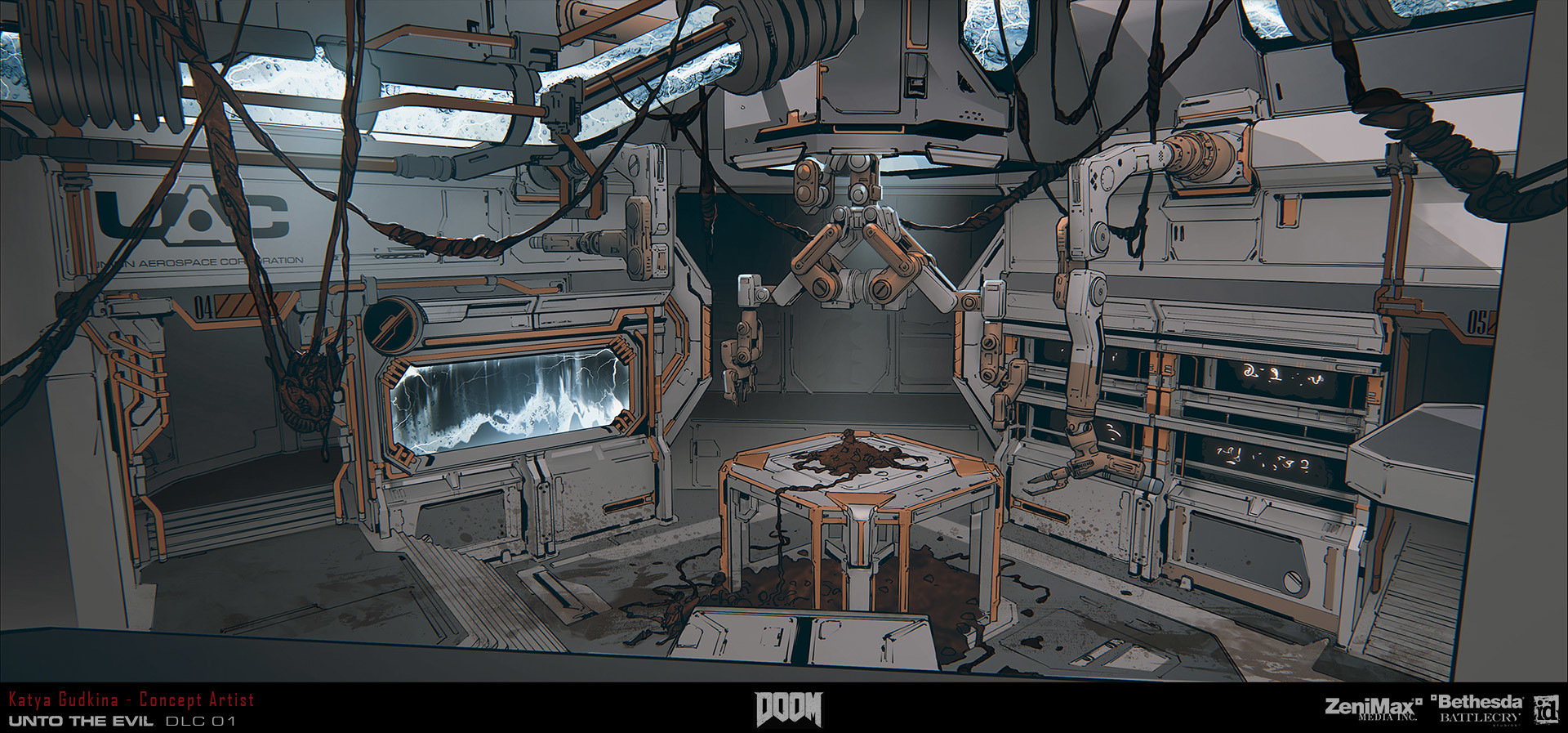 Artstation Concept Art For Doom 4 Katya Gudkina
