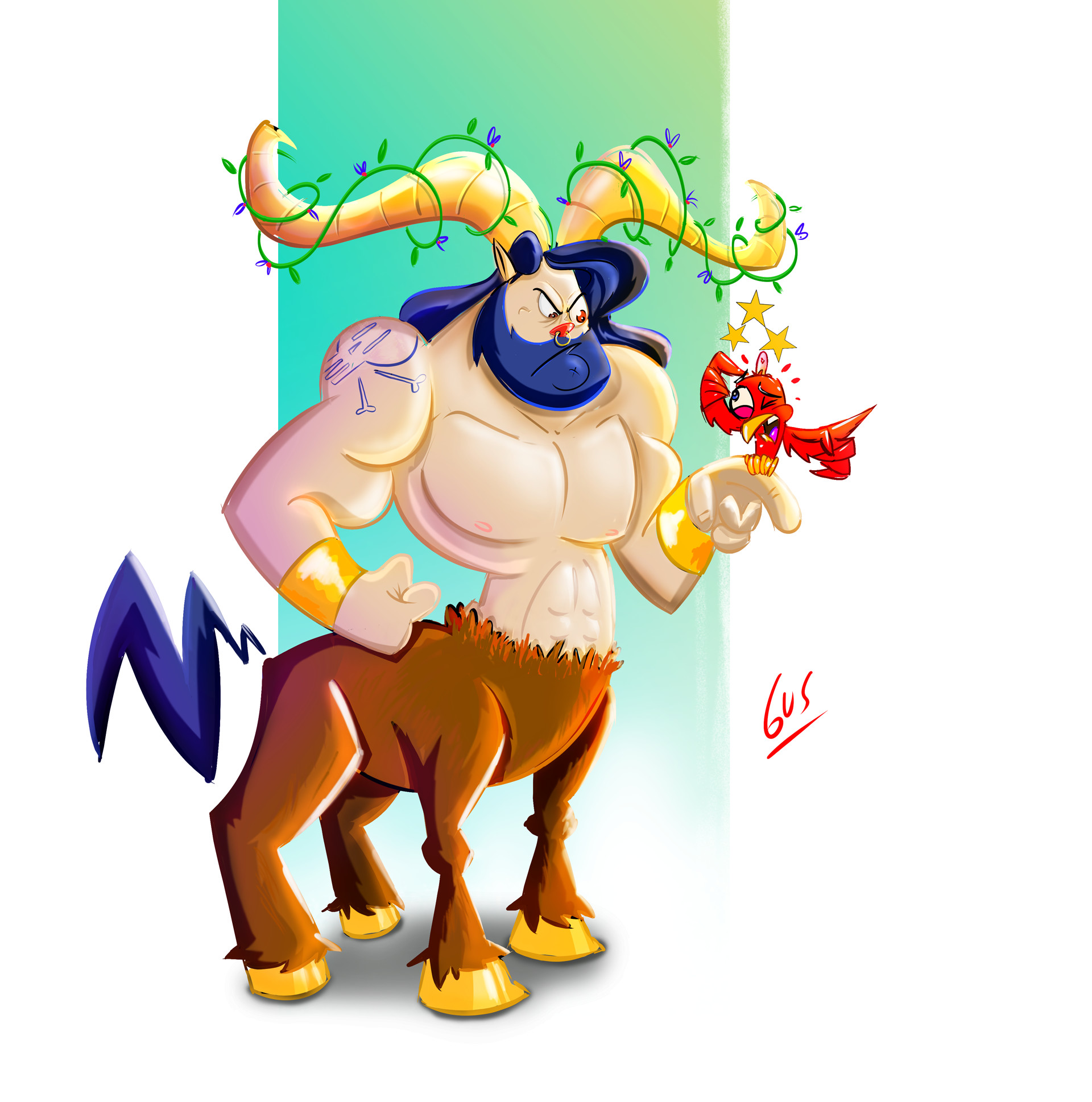 Gustavo Castellanos Centaur Cartoon Concept 880 x 880 jpeg 171 кб. gustavo castellanos centaur cartoon