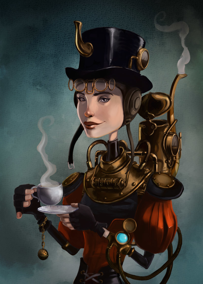 Thomasina Kettle and her time travelling tea urn.