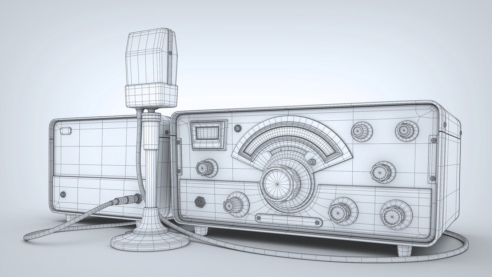 WIP Wireframe of the radio
