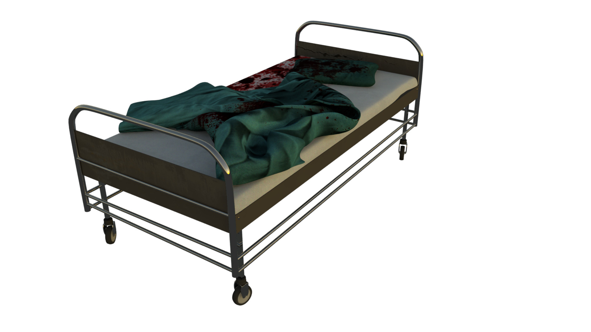 ArtStation - Hospital Bed