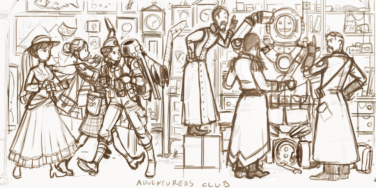 The Adventurers  Club (Sketch)