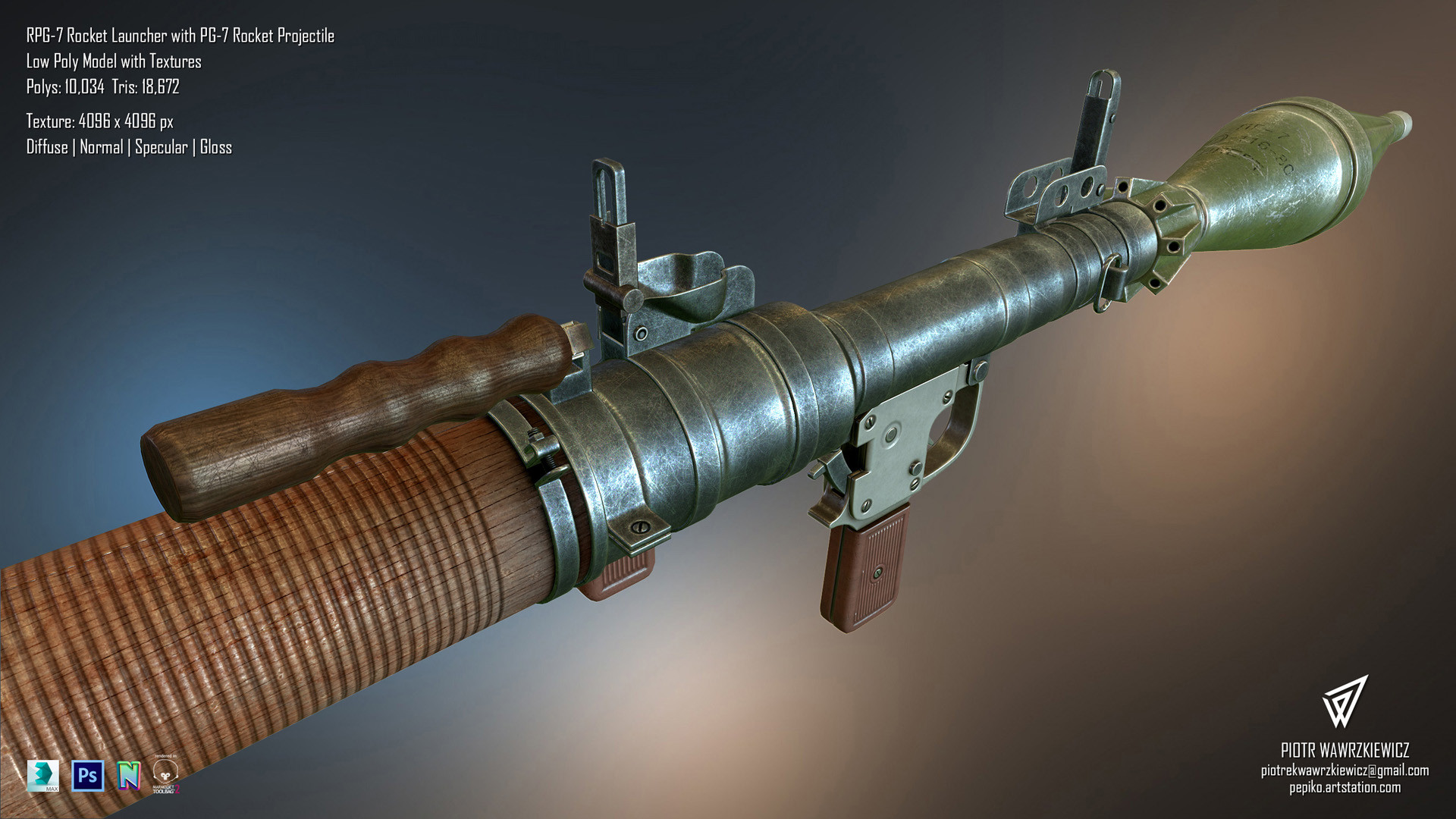 Piotr Wawrzkiewicz RPG7 Rocket Launcher