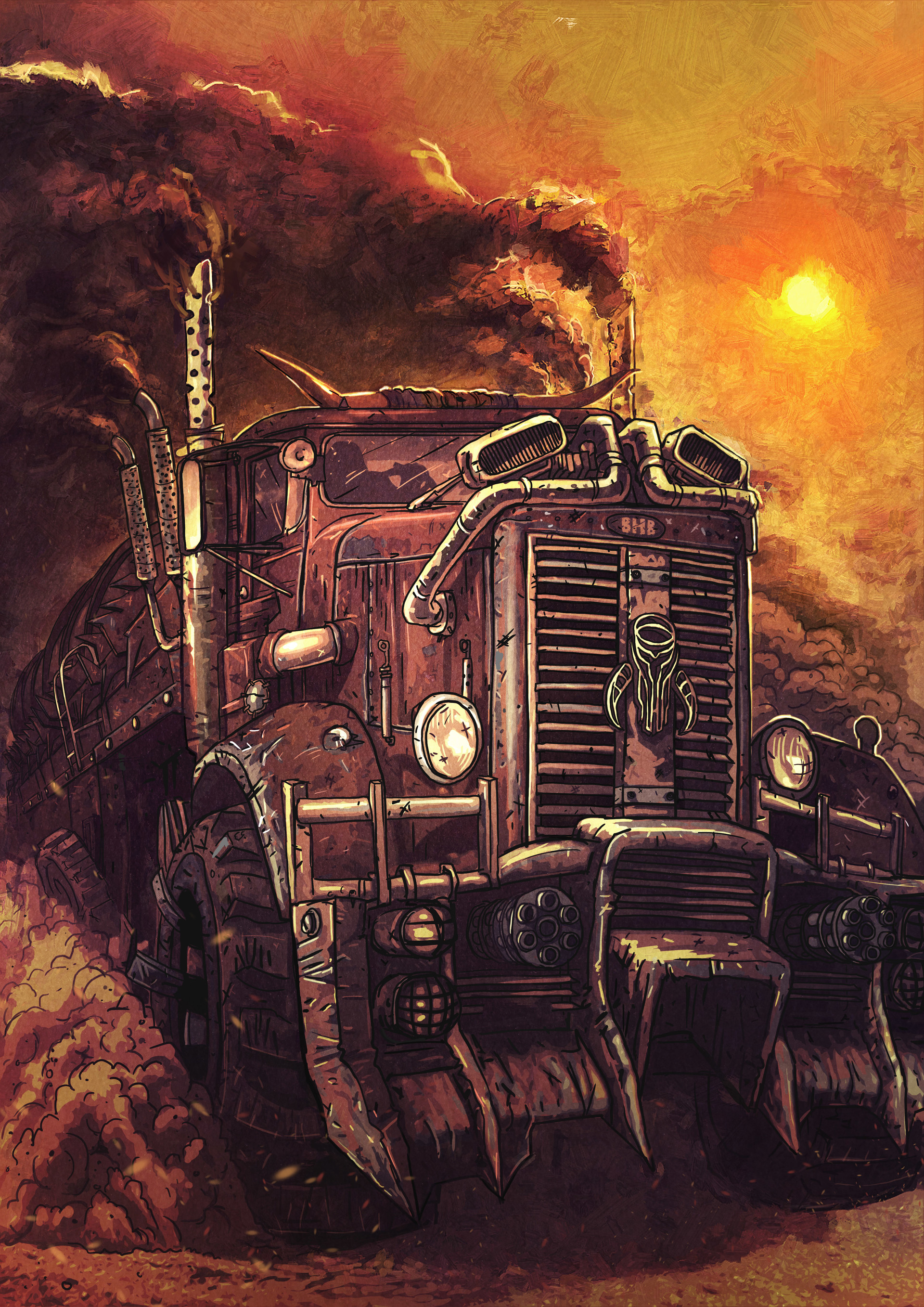 Artstation The War Rig