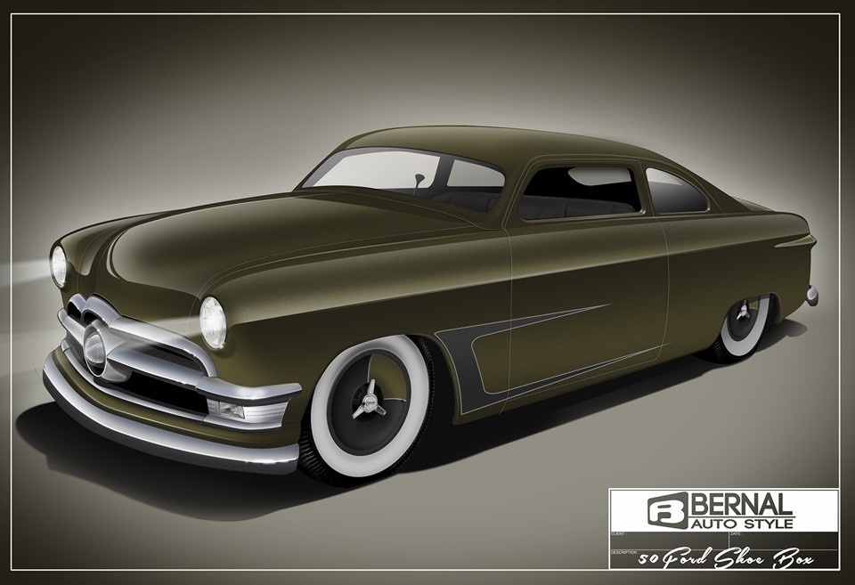 ArtStation - 1950 Ford Shoe Box