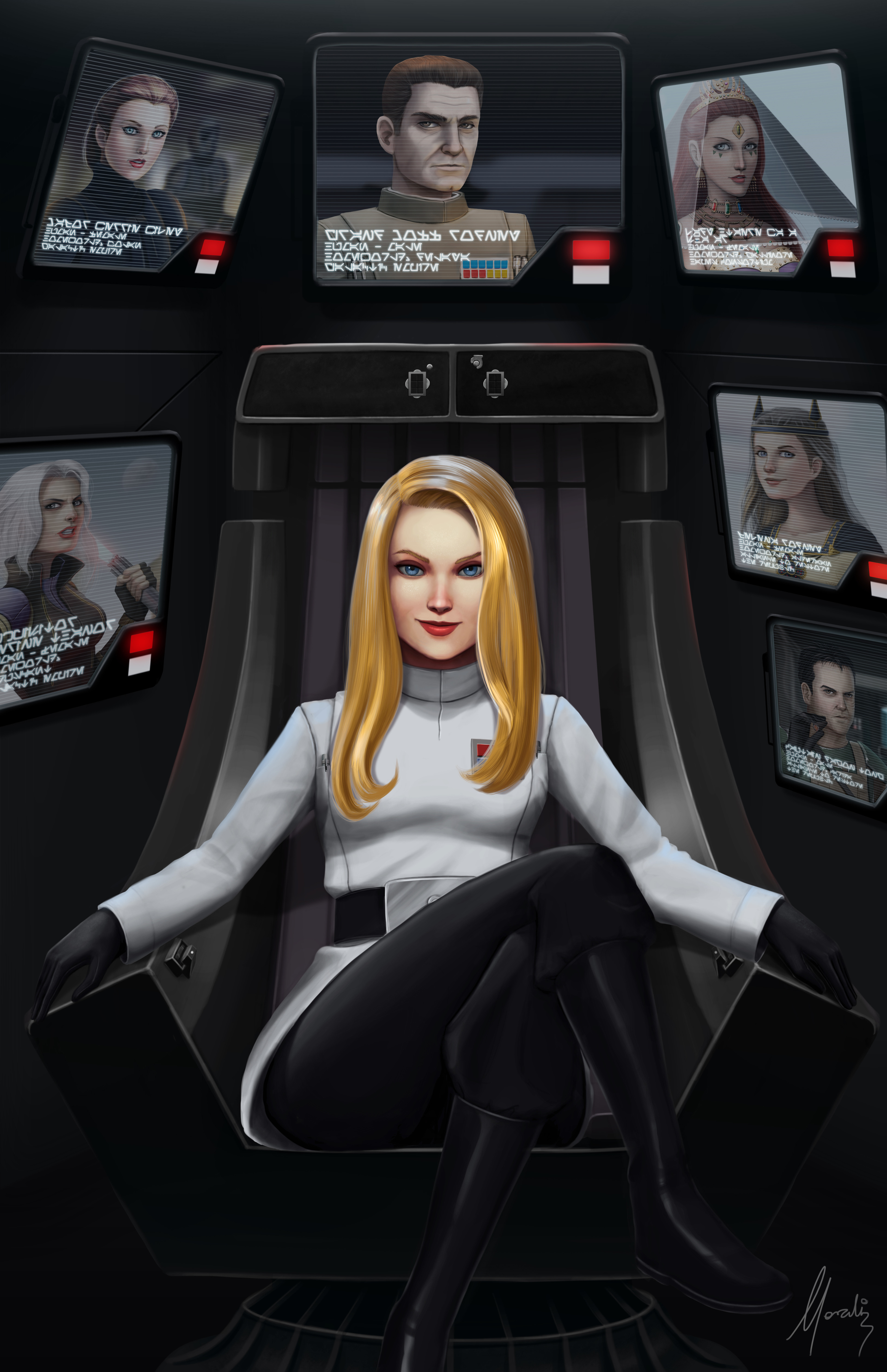 Artstation Arden Zevrin Imperial Security Bureau Mauricio Morali