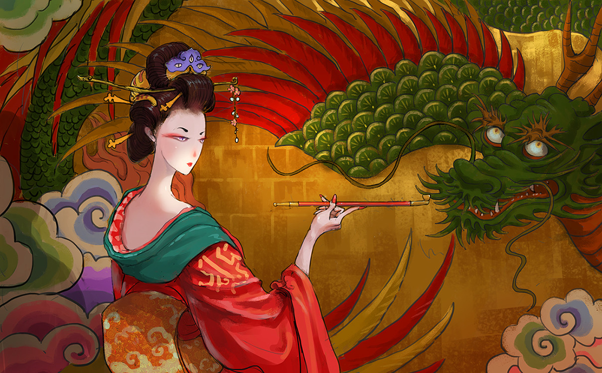 Artstation 恶女花魁