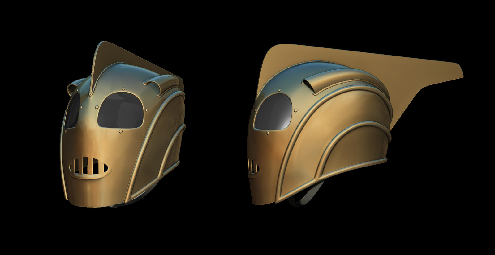 High Poly Helmet Model
