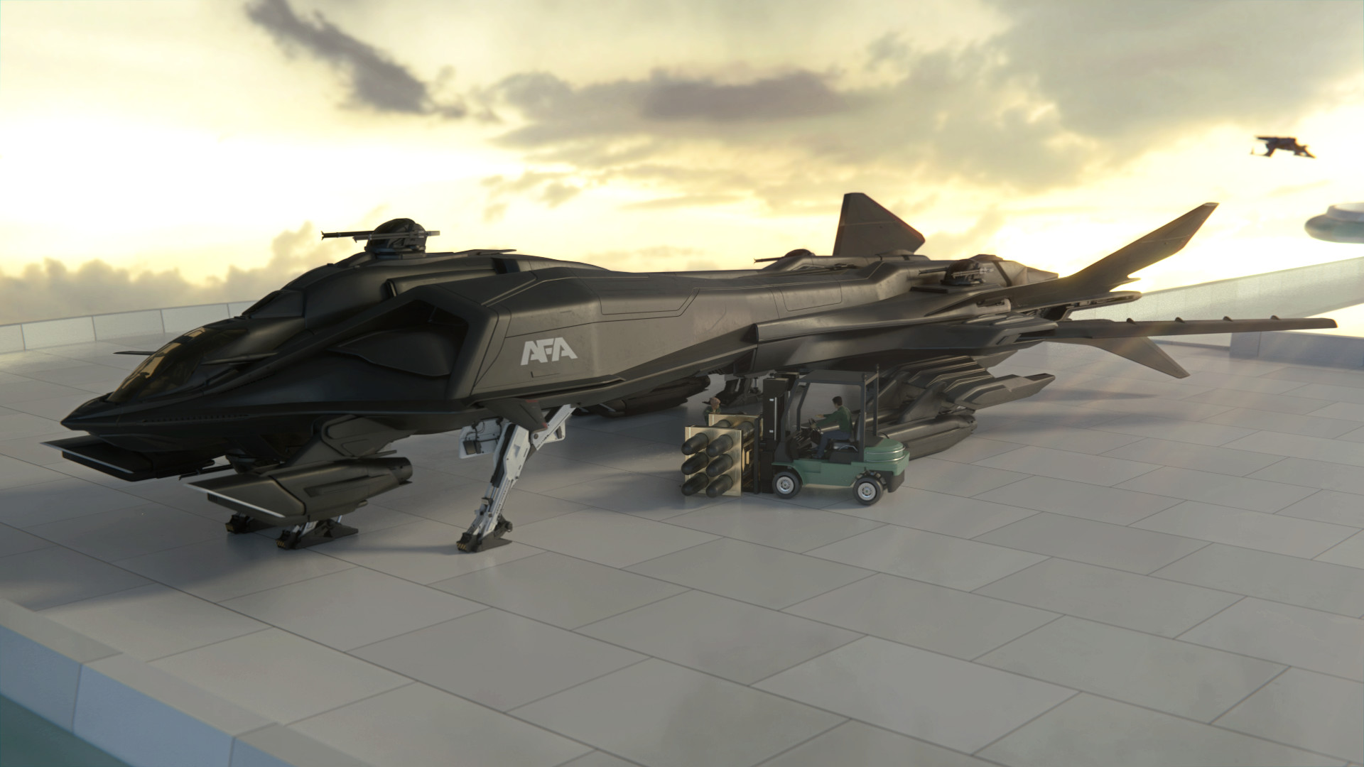 Jason Thayne Star Citizen Retaliator Fan Art