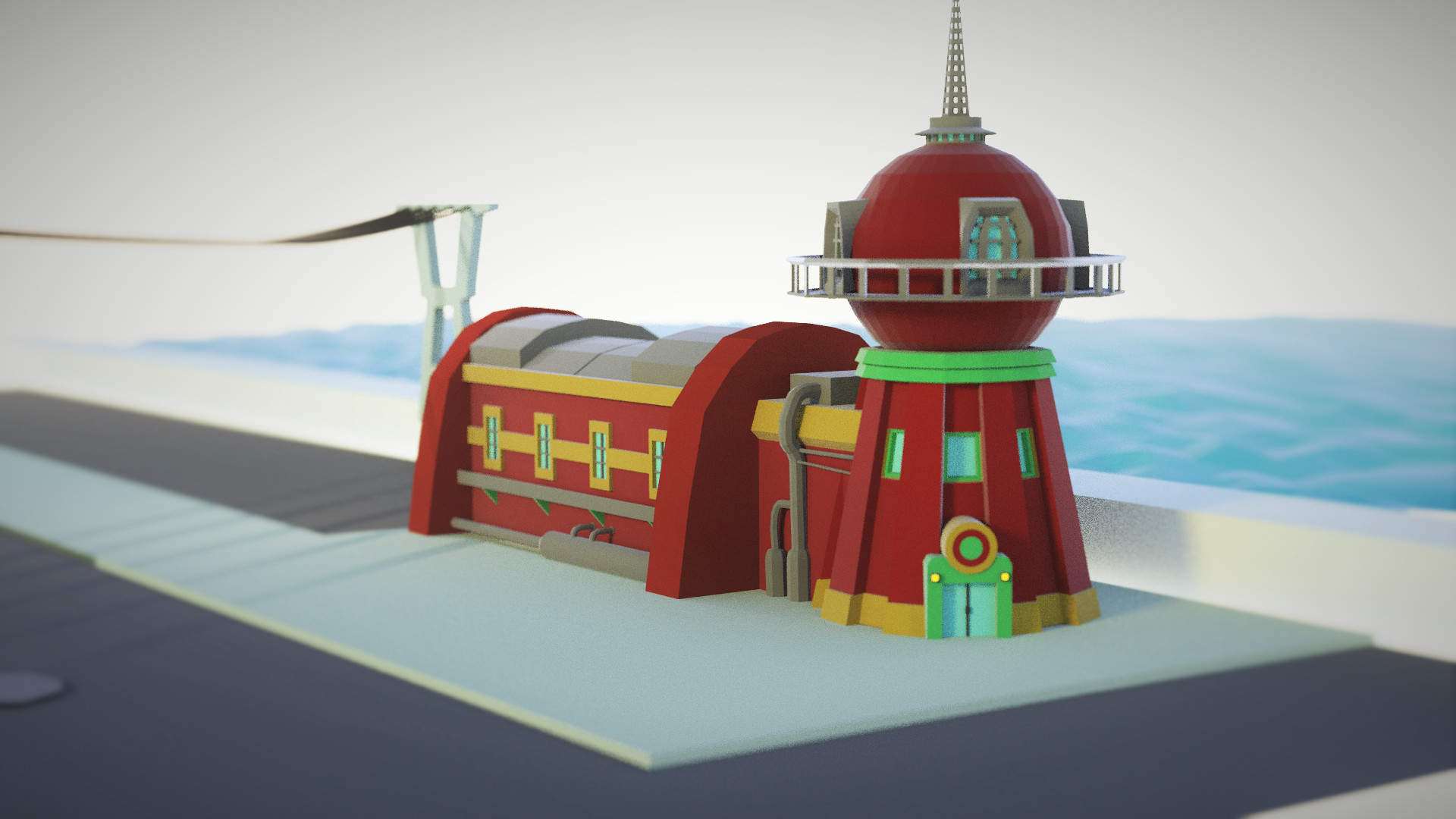 План здания planet express