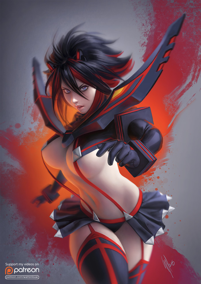 picture Ryuko Matoi Artstation artstation ryuko matoi warren louw