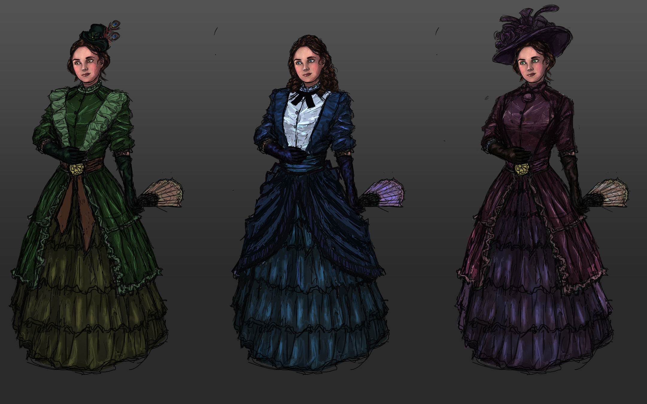 Victorian noble lady concepts
