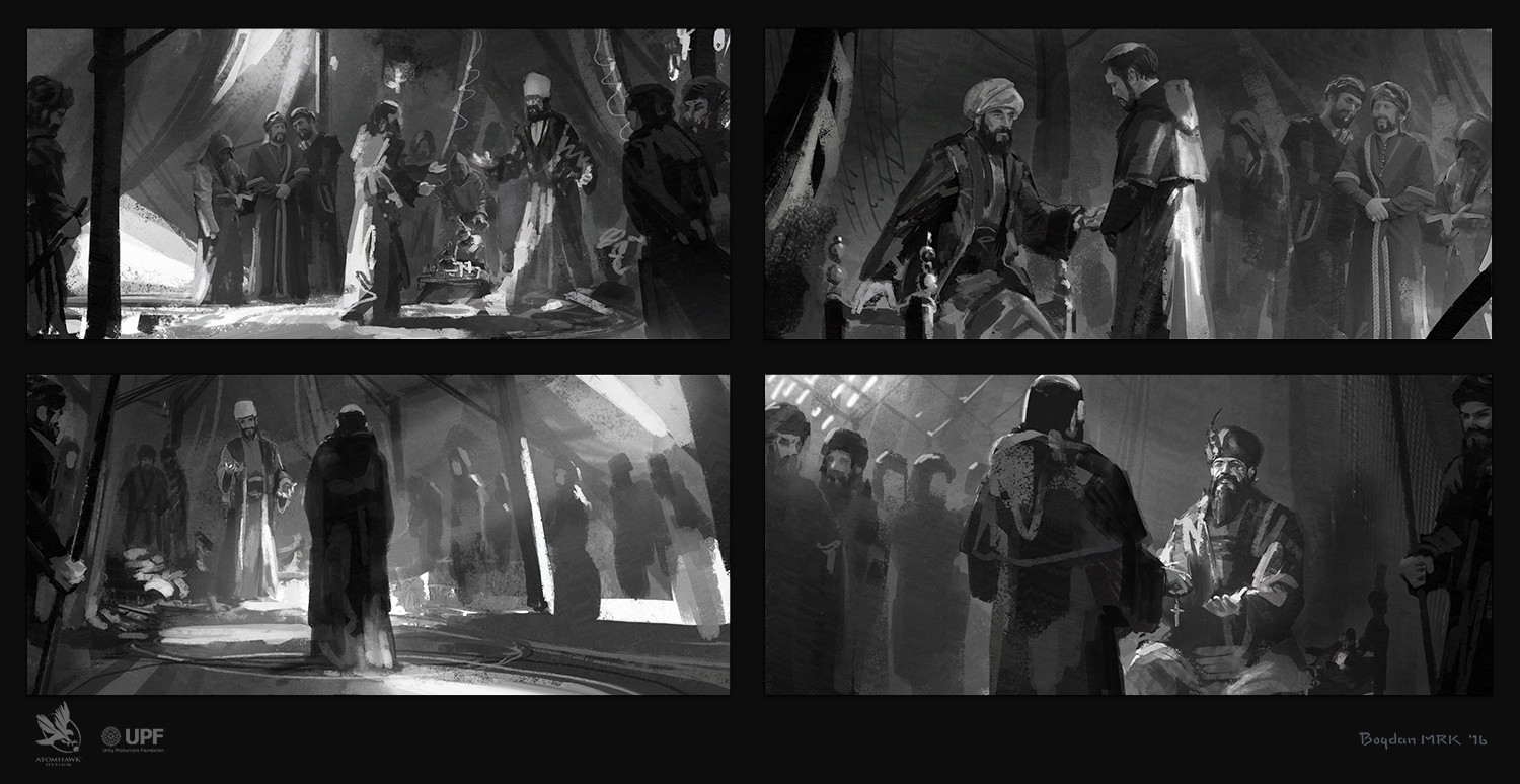 The preliminary sketches done for this project. 