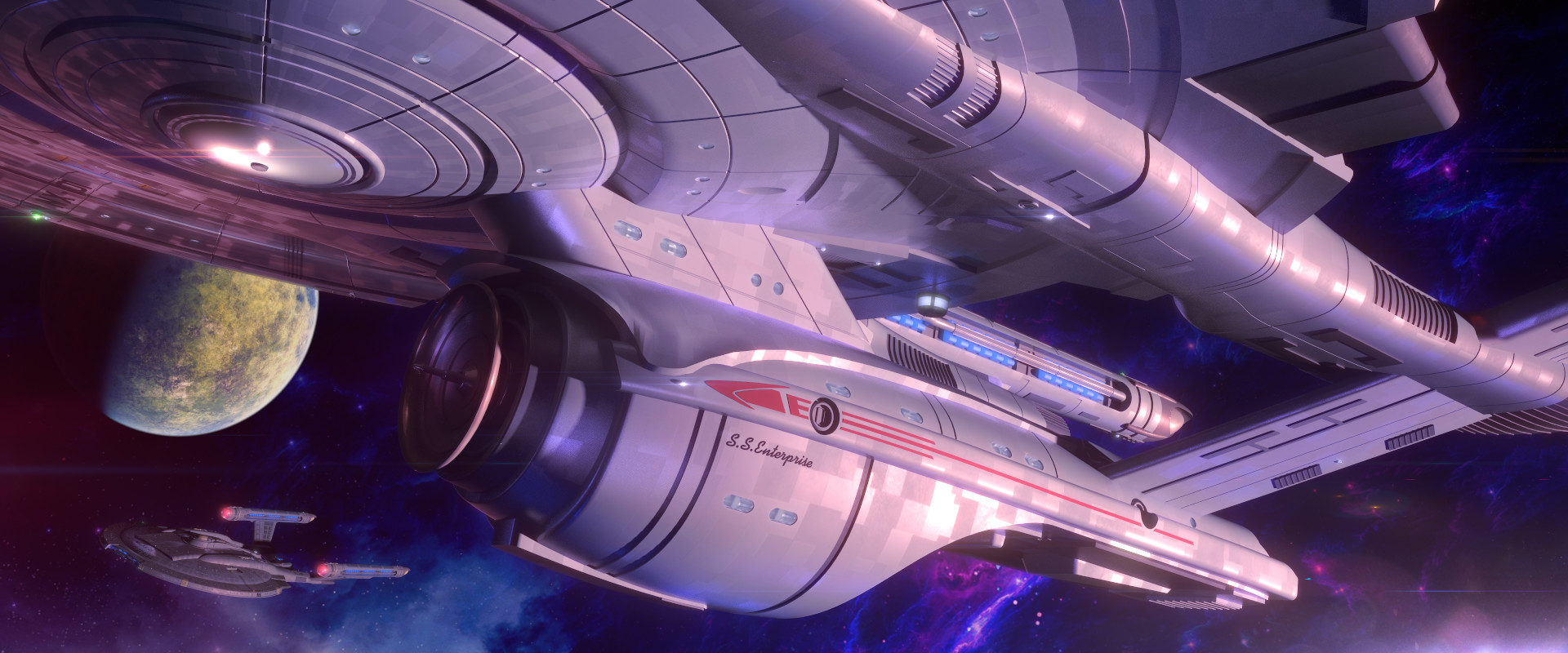 Andrew Gavrilov Enterprise NX01 & NX01 Refit version