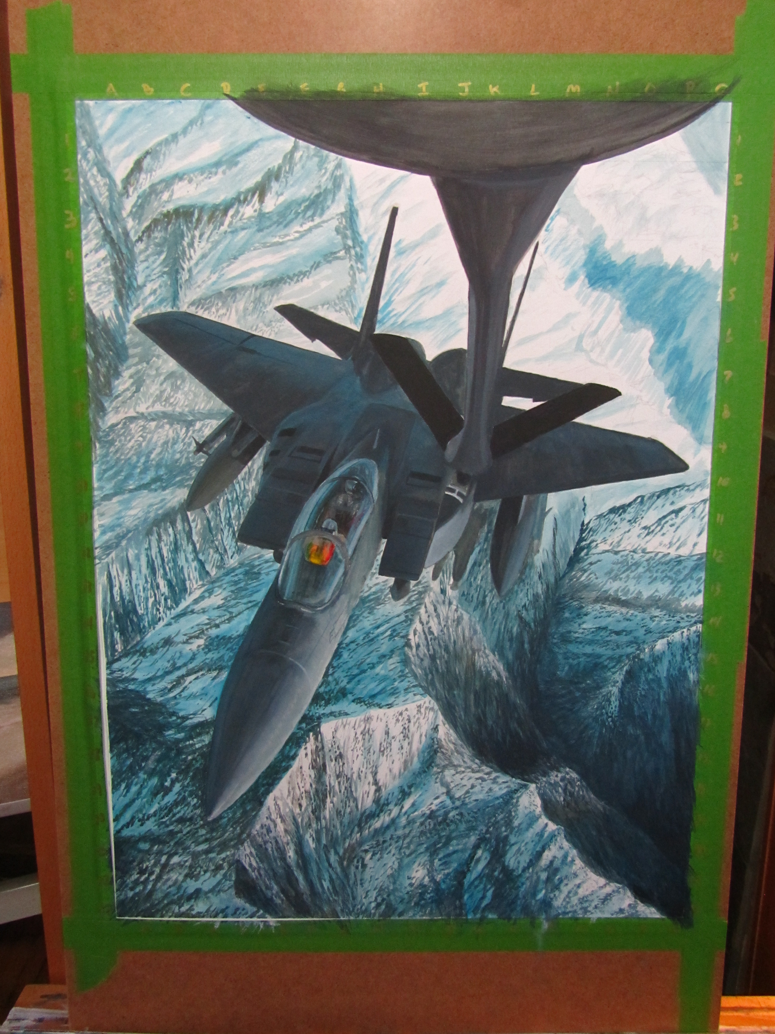 12: Painting the KC-135 boom
