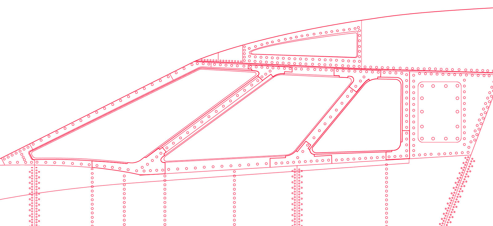 11: Canopy rivet and panel line details, based on reference photos.