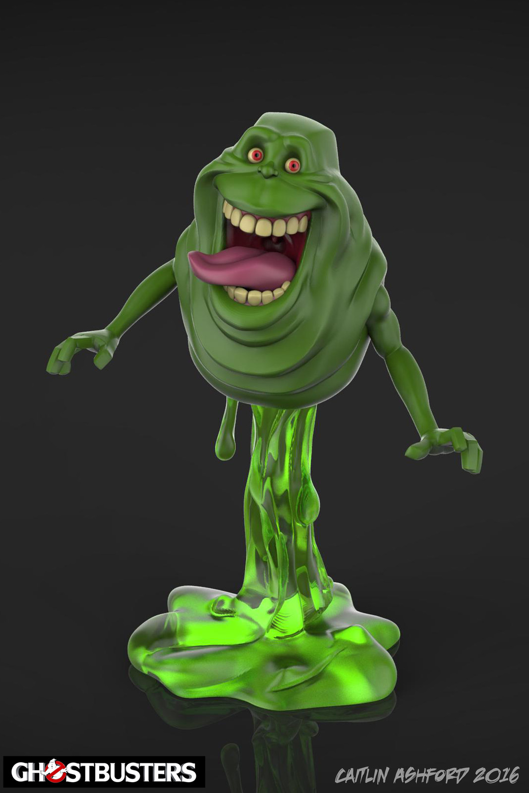 Caitlin Ashford Ghostbusters (2016) Animated Slimer