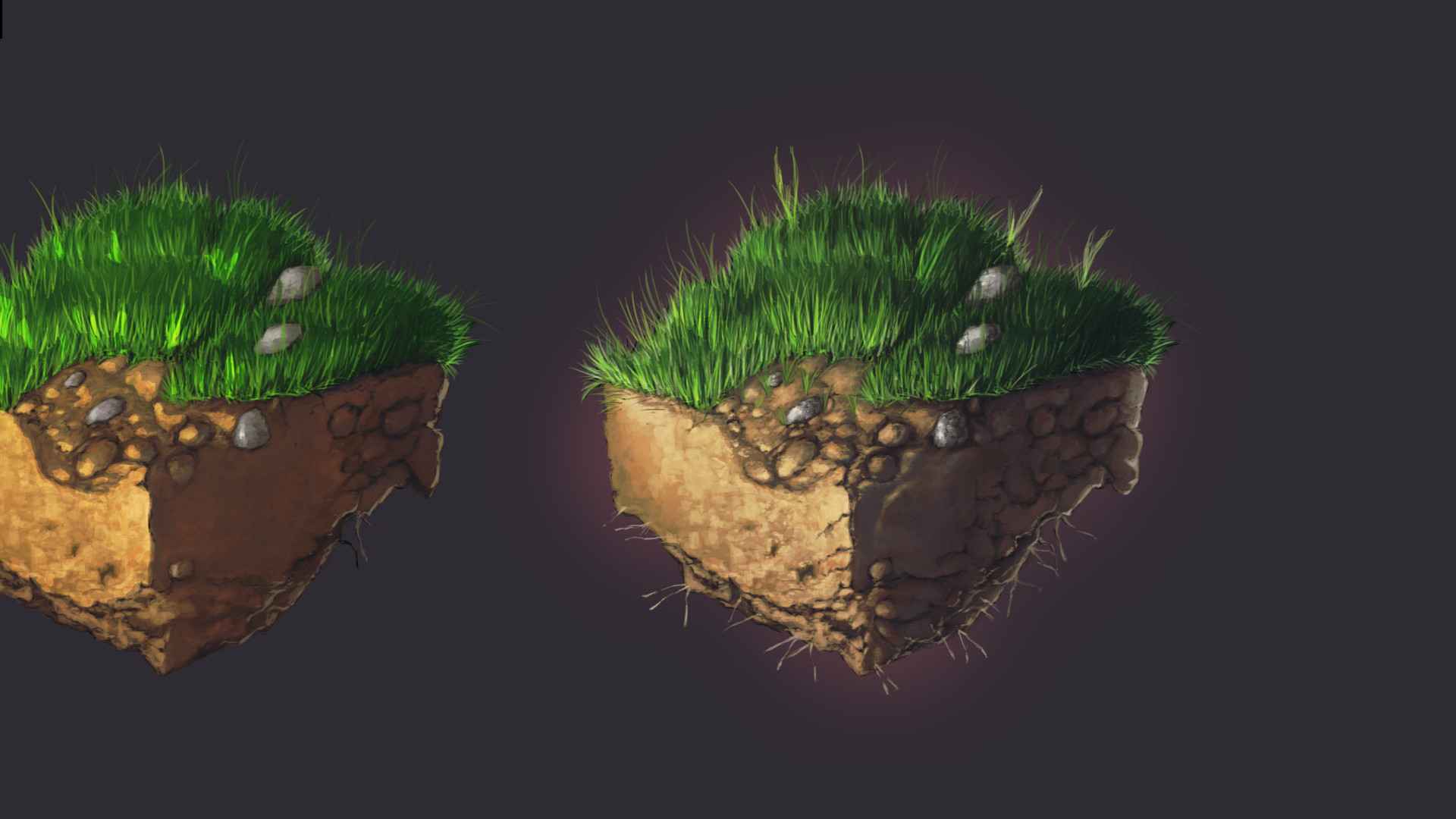 Artstation Study Grass Digital Painting Alexandre De Souza