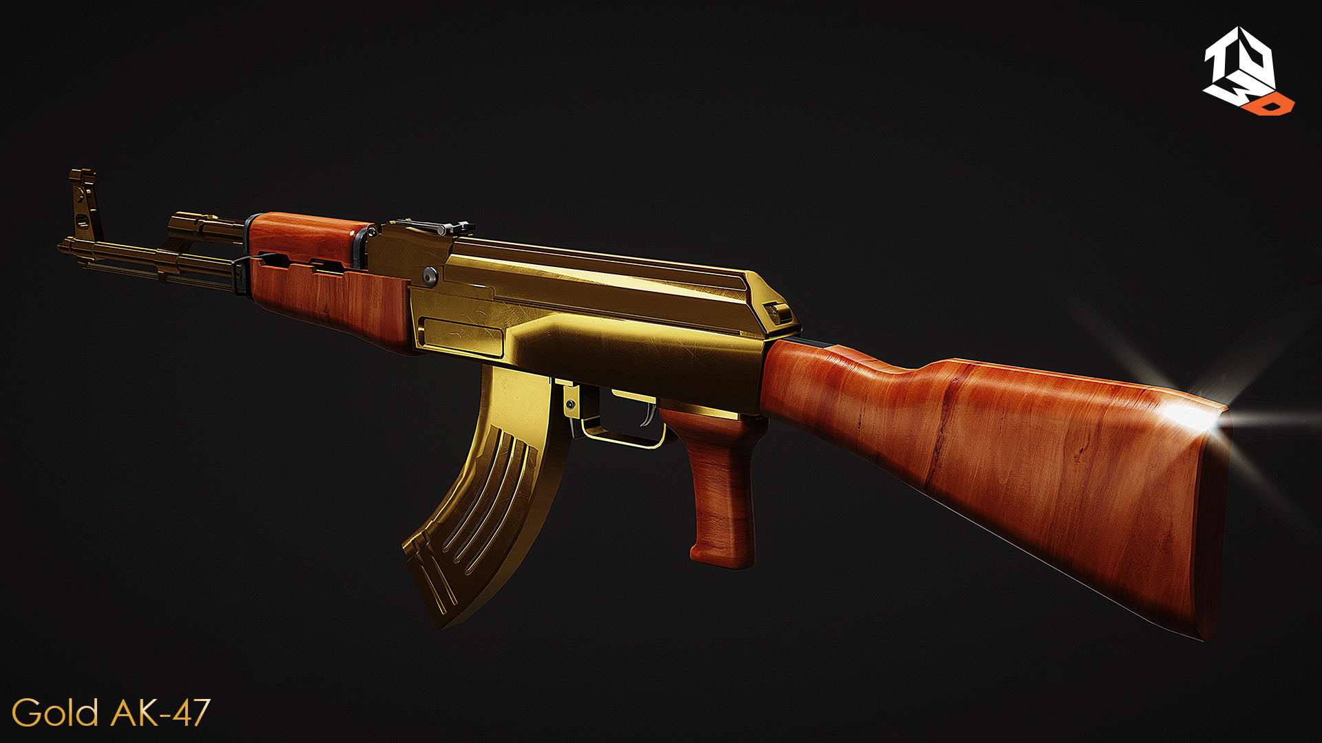 artstation gold ak 47 tom jw