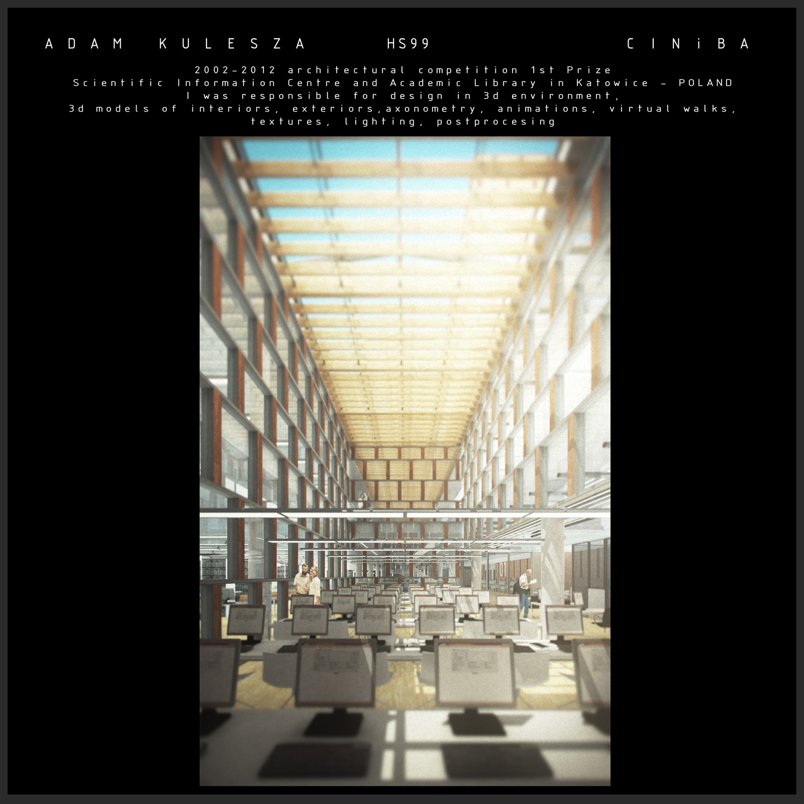 Scientific Information Center and Academic Library - interior