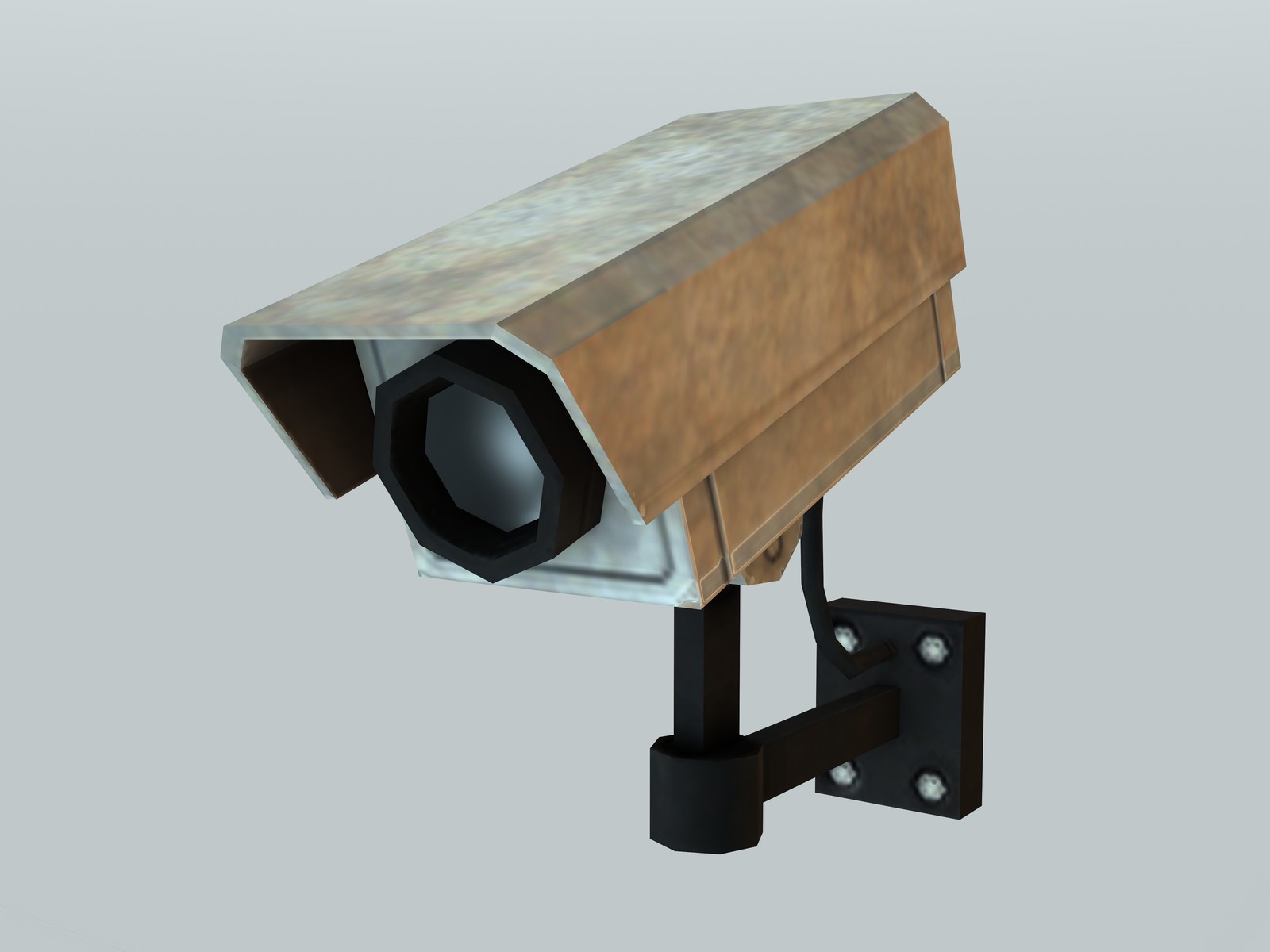 Security Camera fully textured