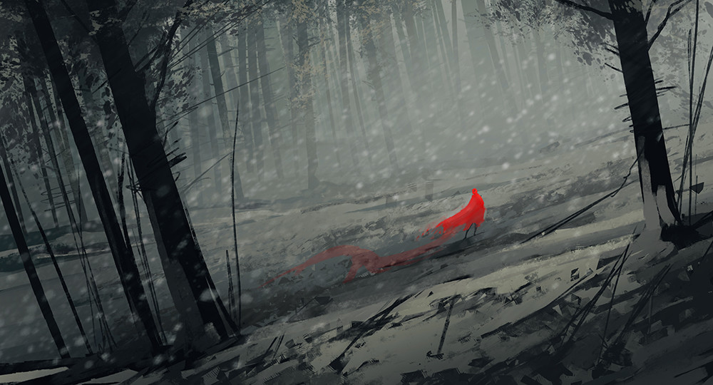 Daily speedpaint 06, Little Red Riding Hood