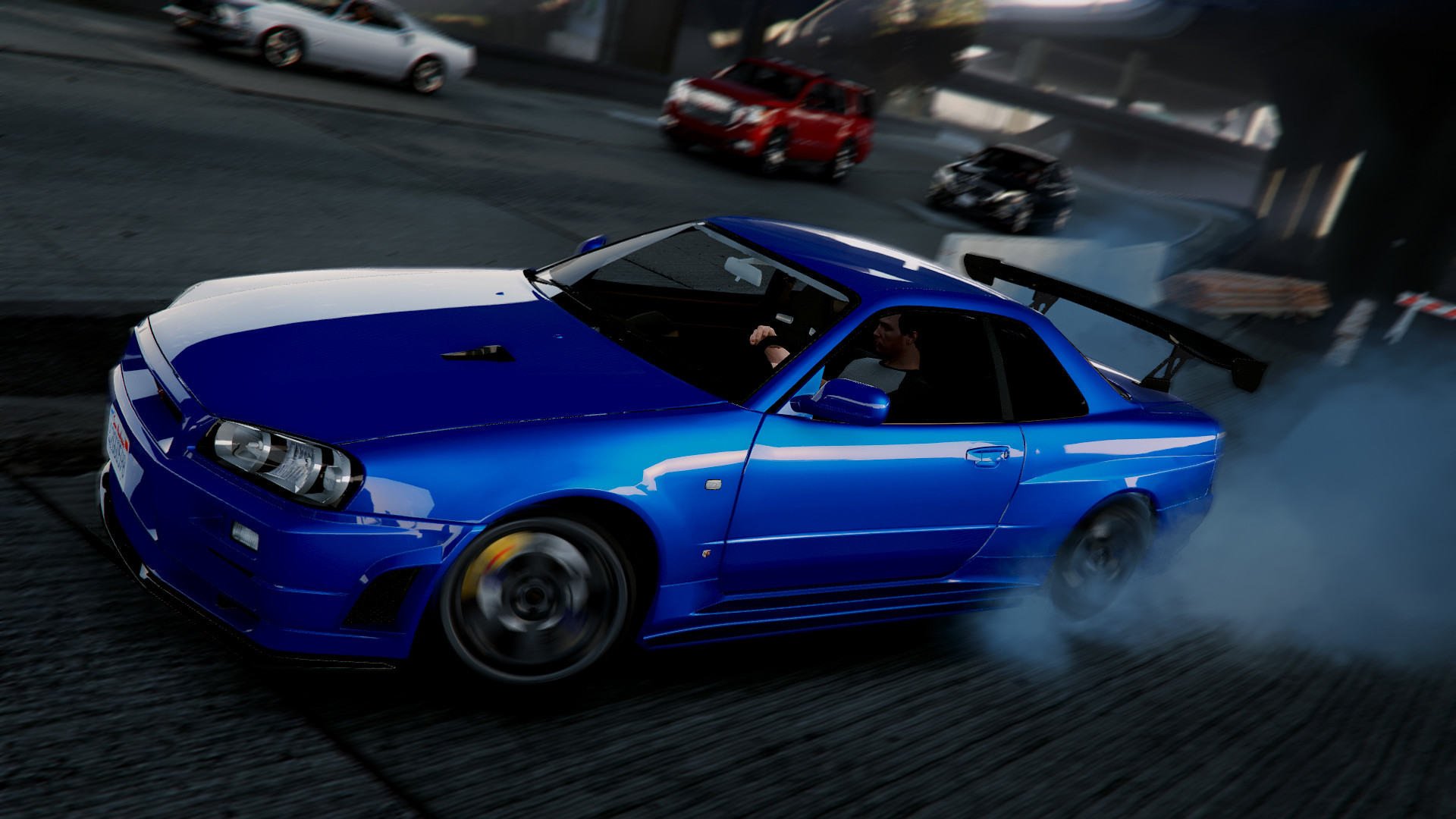 light edit   radial blur   motion blur