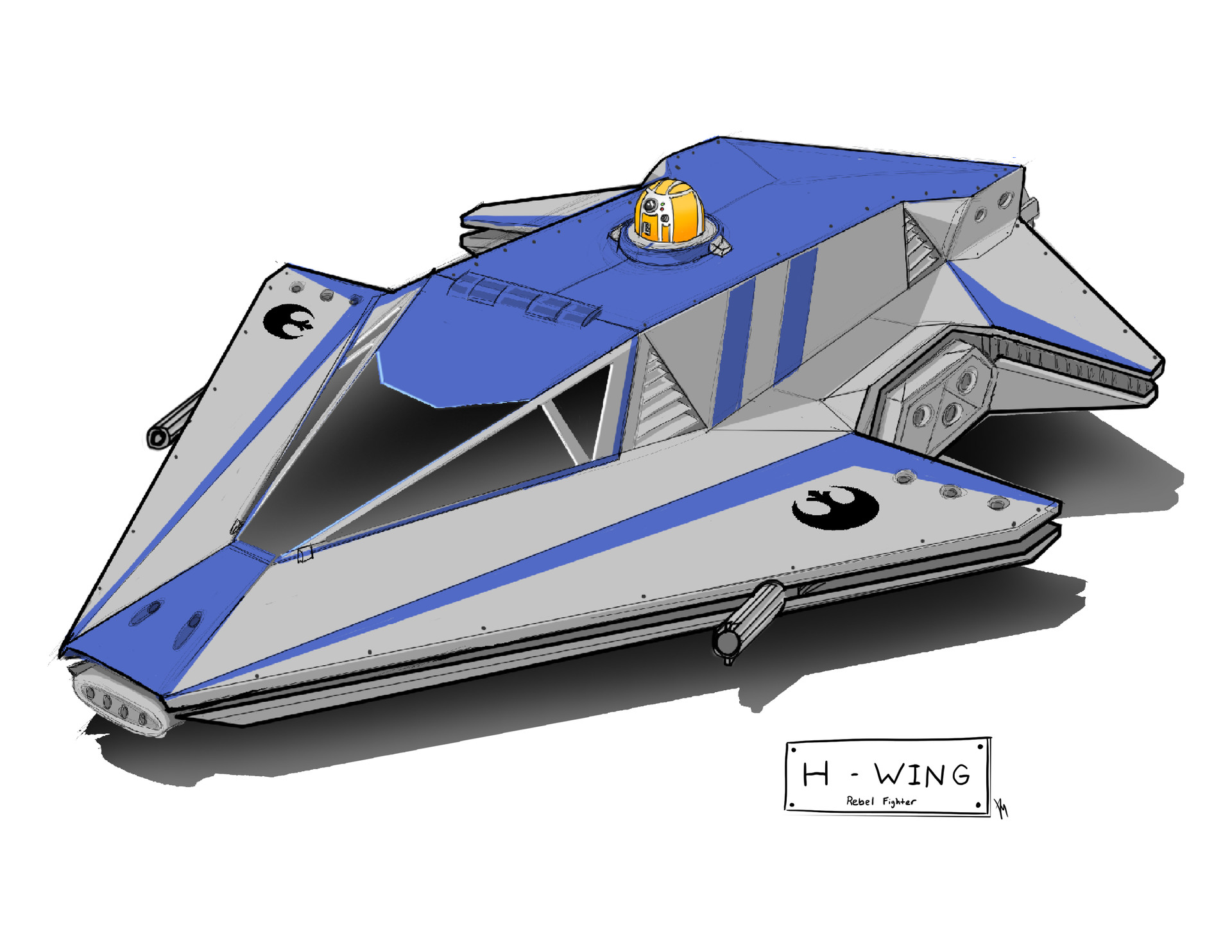 ArtStation HWing Fighter Concept