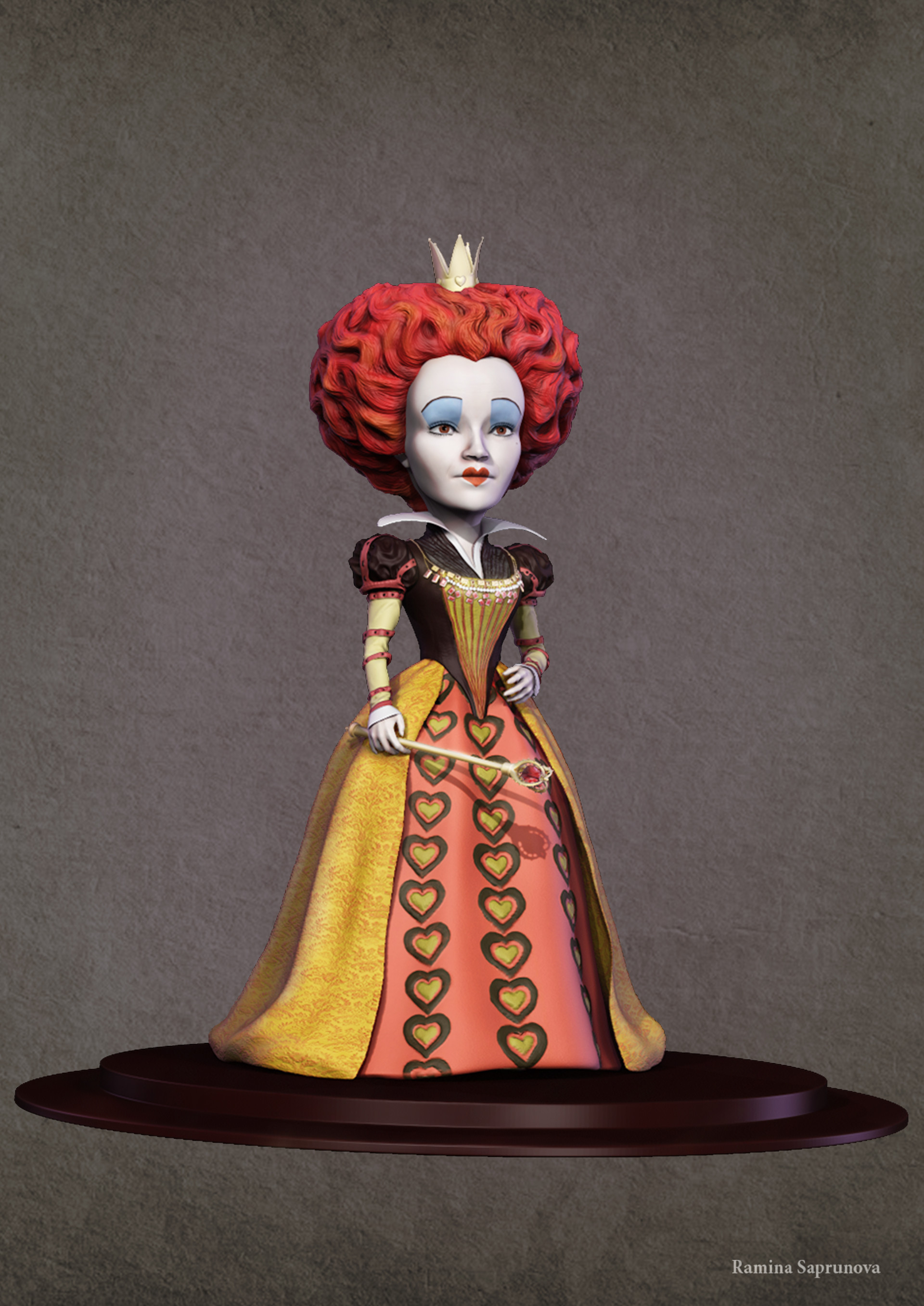 ArtStation Red Queen of Hearts