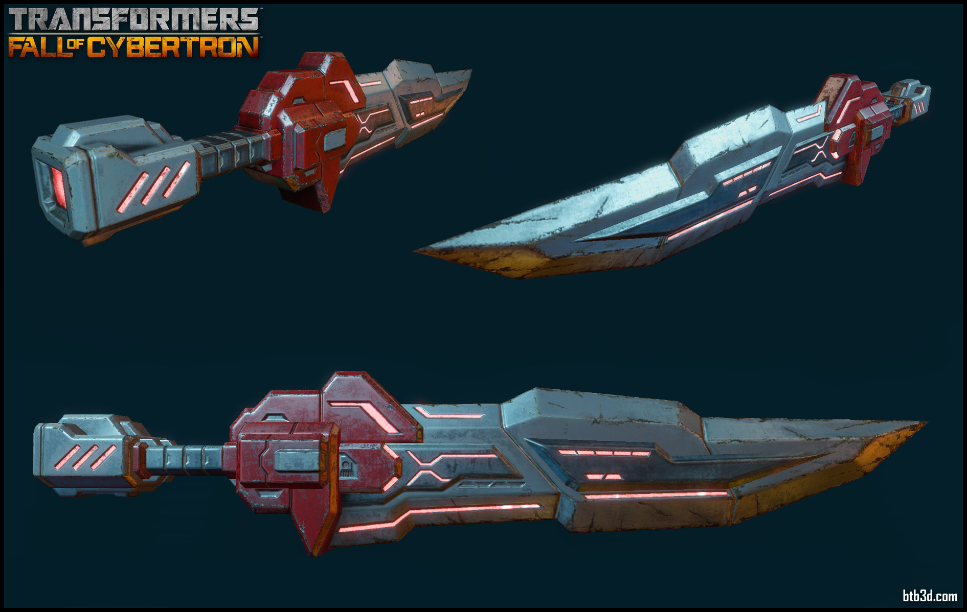 Transformers Fall Of Cybertron Optimus Prime Sword