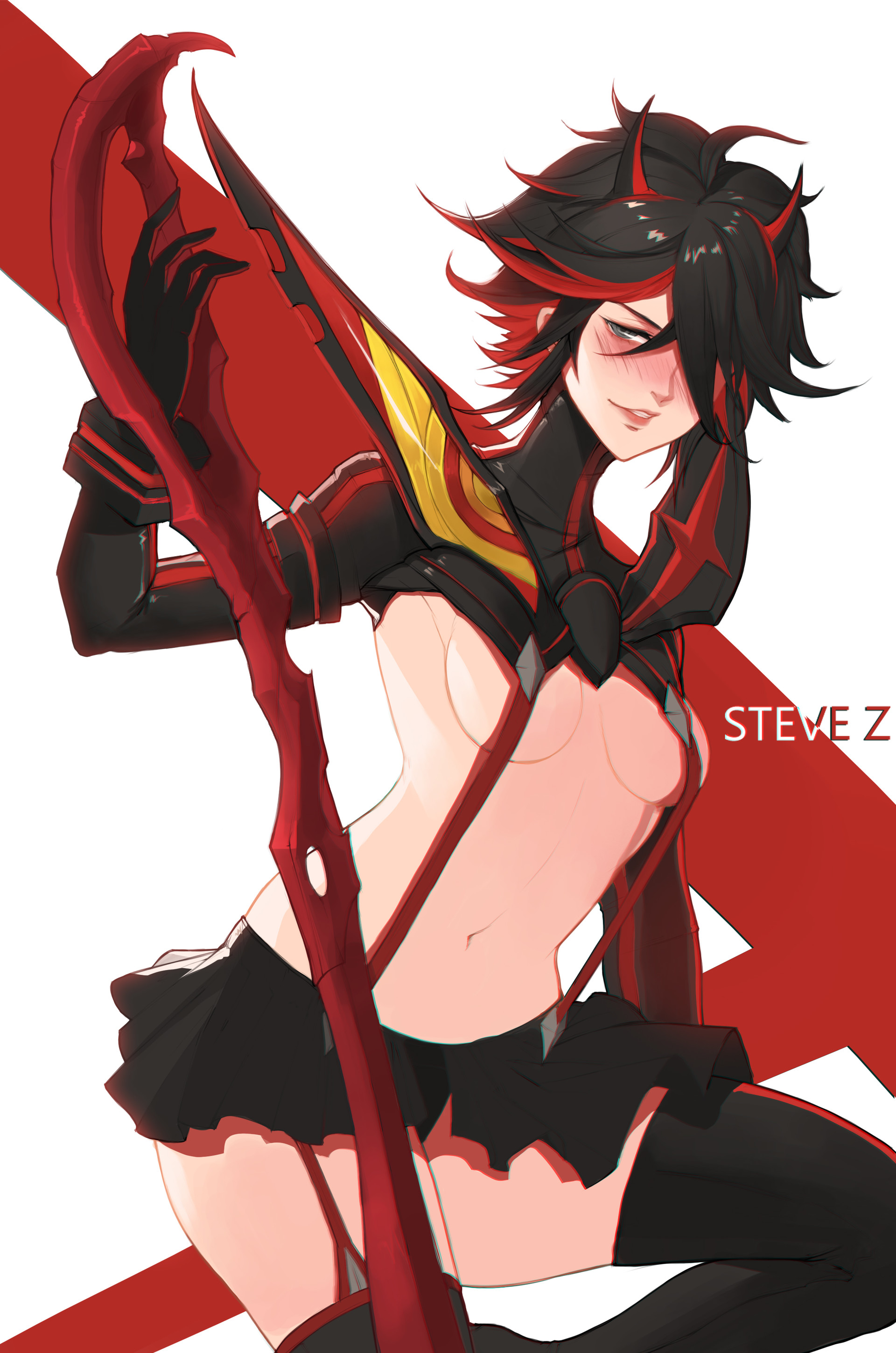 pic Ryuko Matoi Artstation artstation ryuuko matoi steve zheng