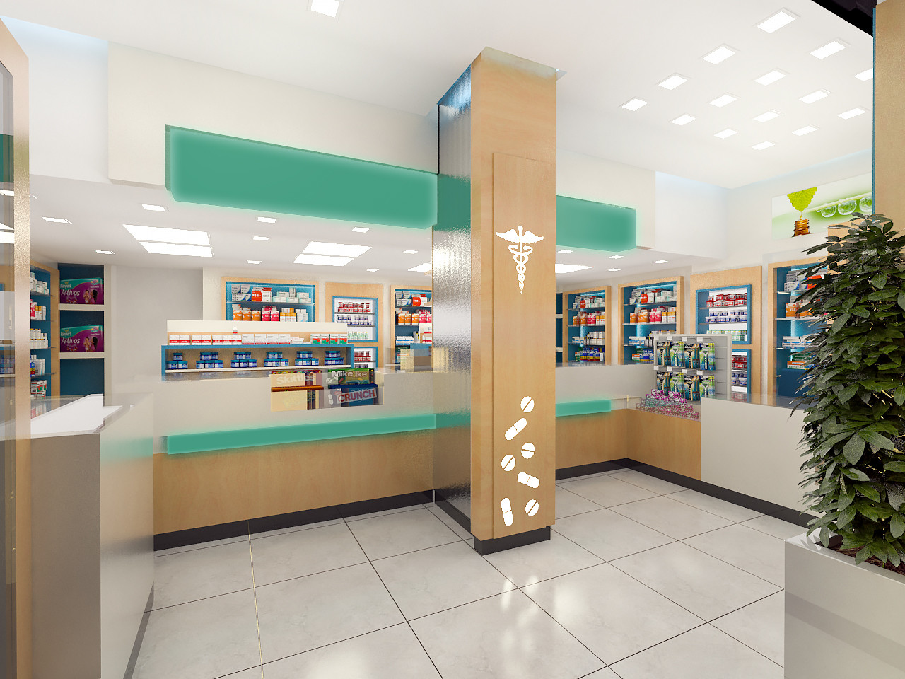 Yasin Alastal - Pharmacy interior Design