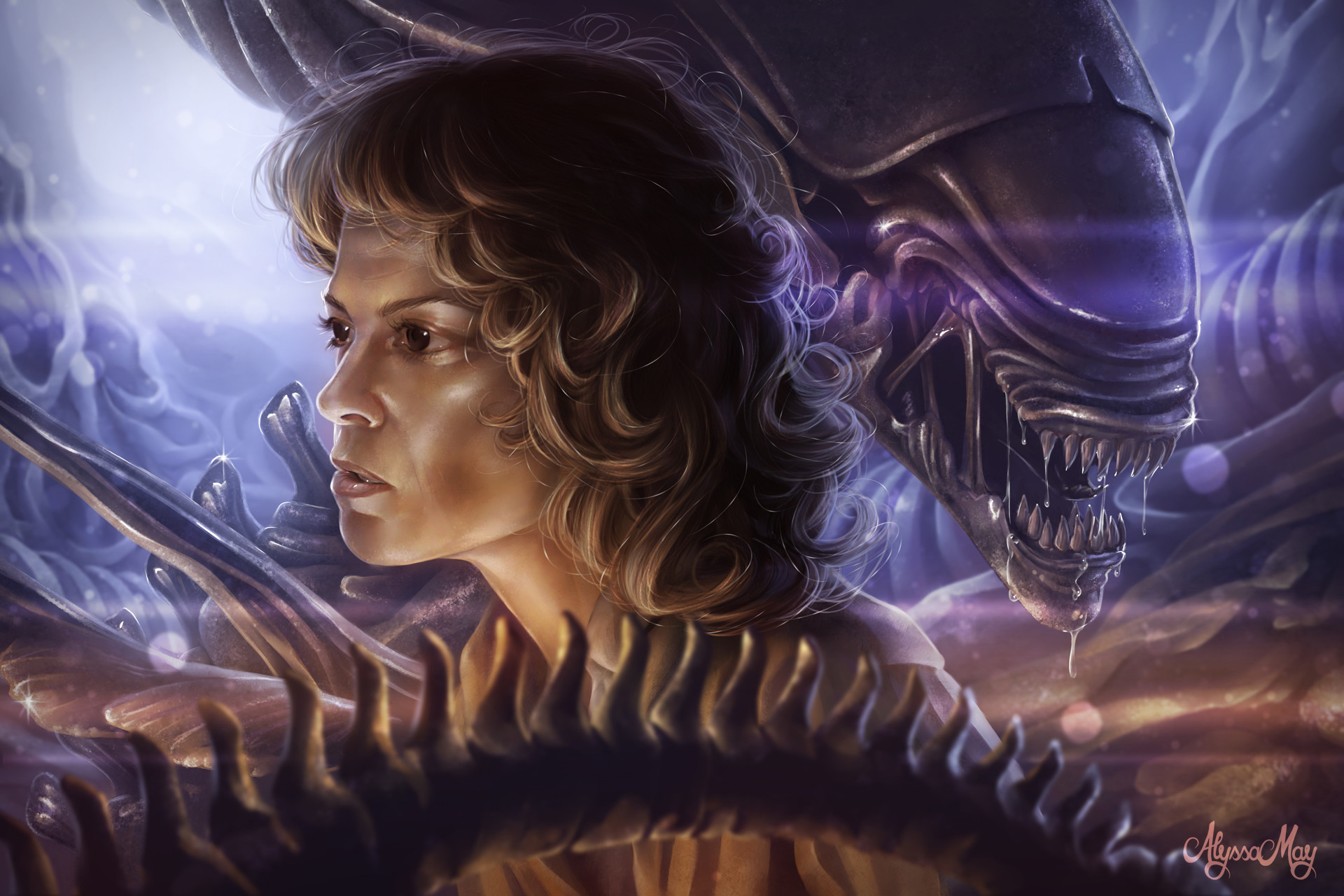 Artstation Ripley Of Alien Fan Art Fifteenth Alyssa May