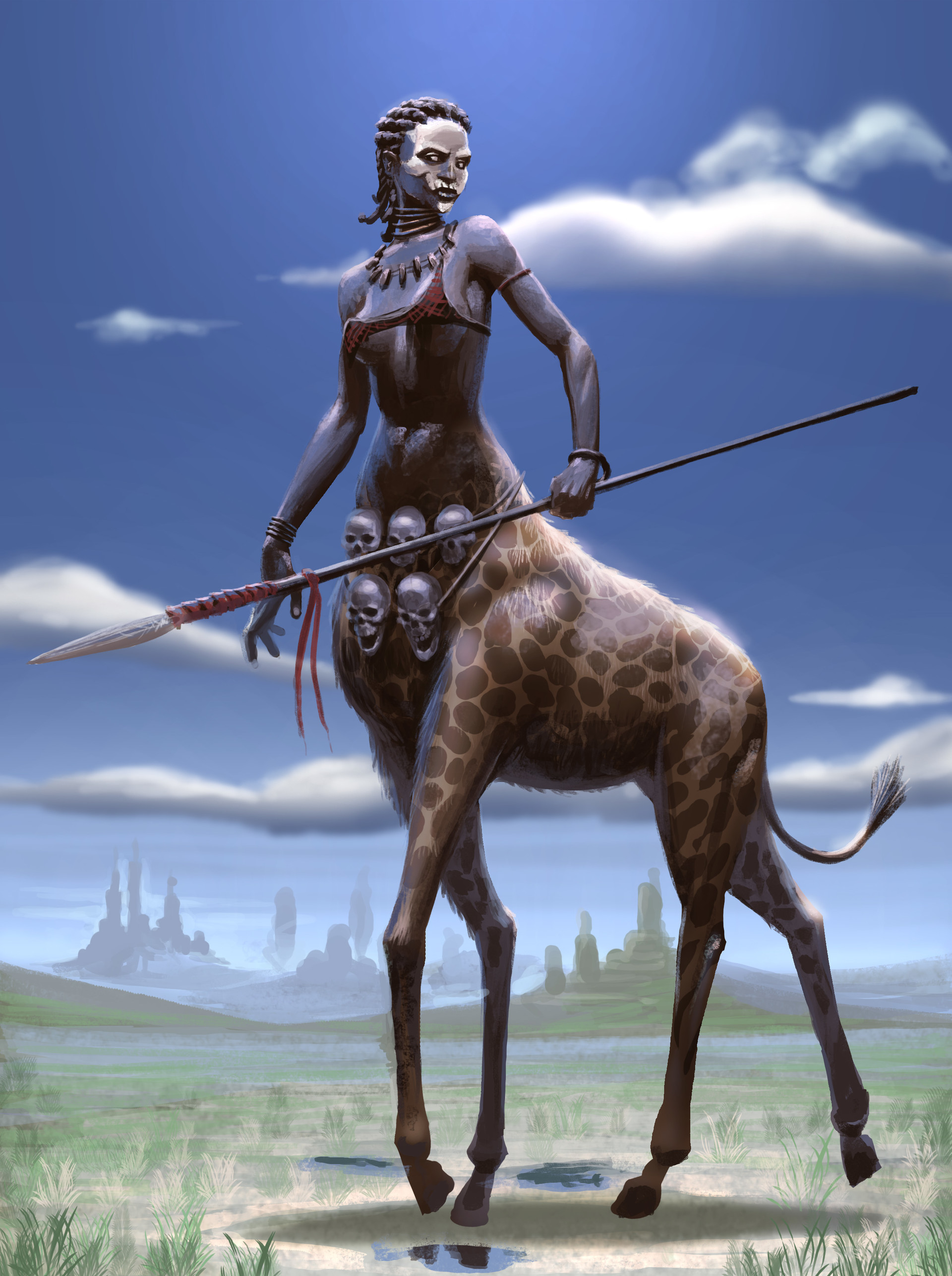 African Warrior Centauress - CDC, Fernando Granea.