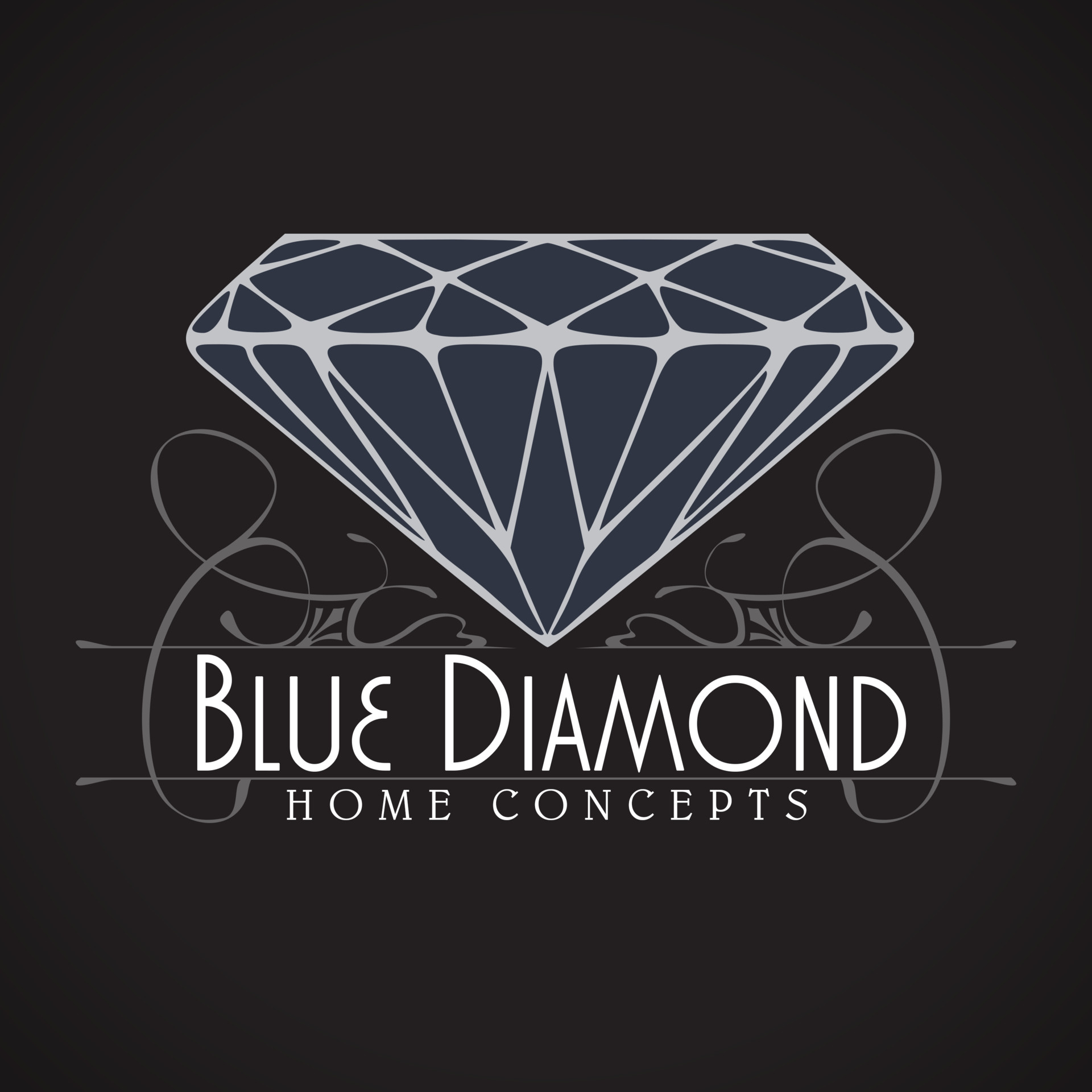 Artstation Blue Diamond Logo Classy Rustic Dustin Halstead