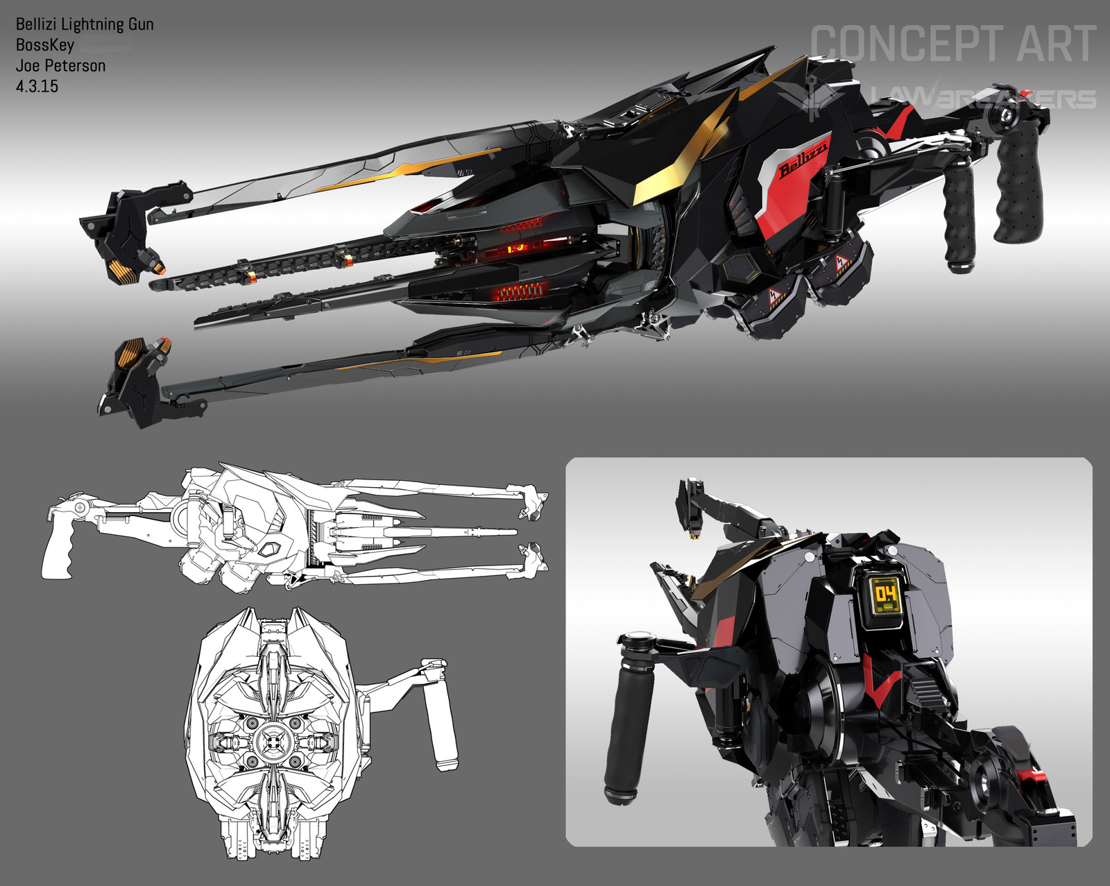 Titan "Cripser" Lightning Gun Concept