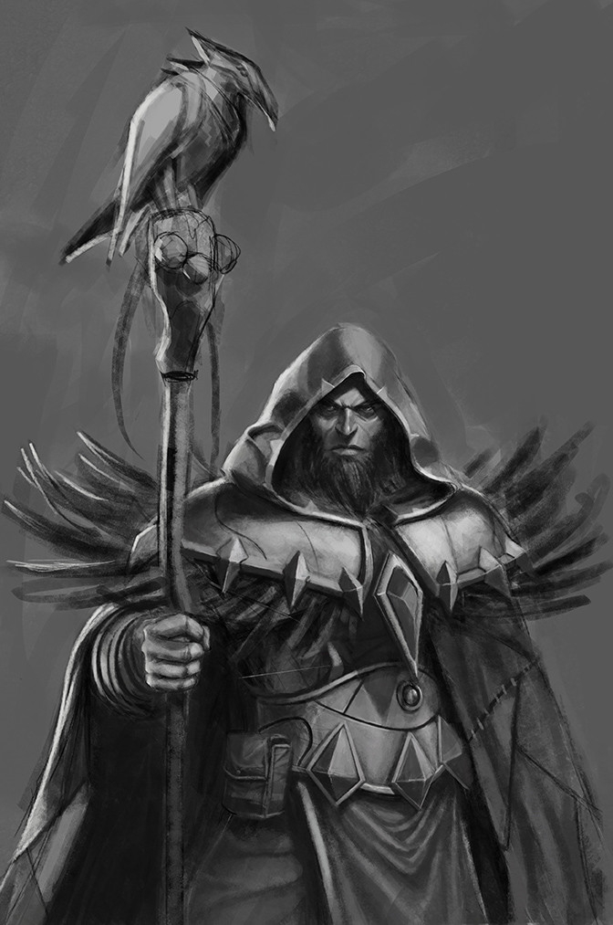Grayscale render