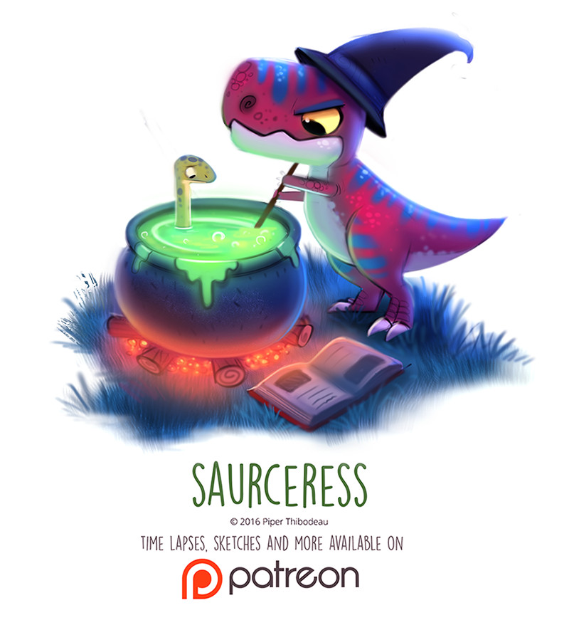 Piper Thibodeau - Day 1427. Saurceress
