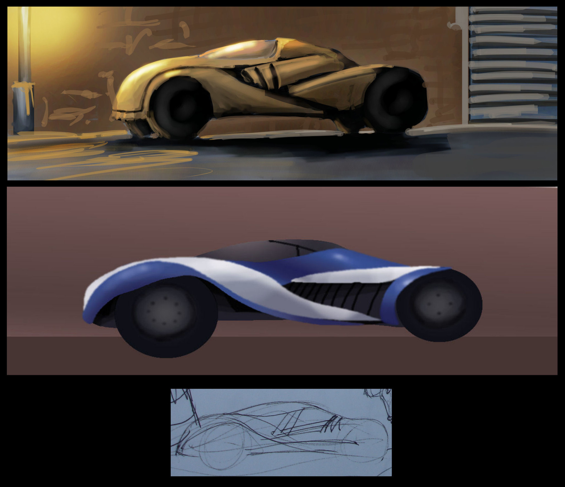 ArtStation - TWIN V TWIN Car Streamline smooth