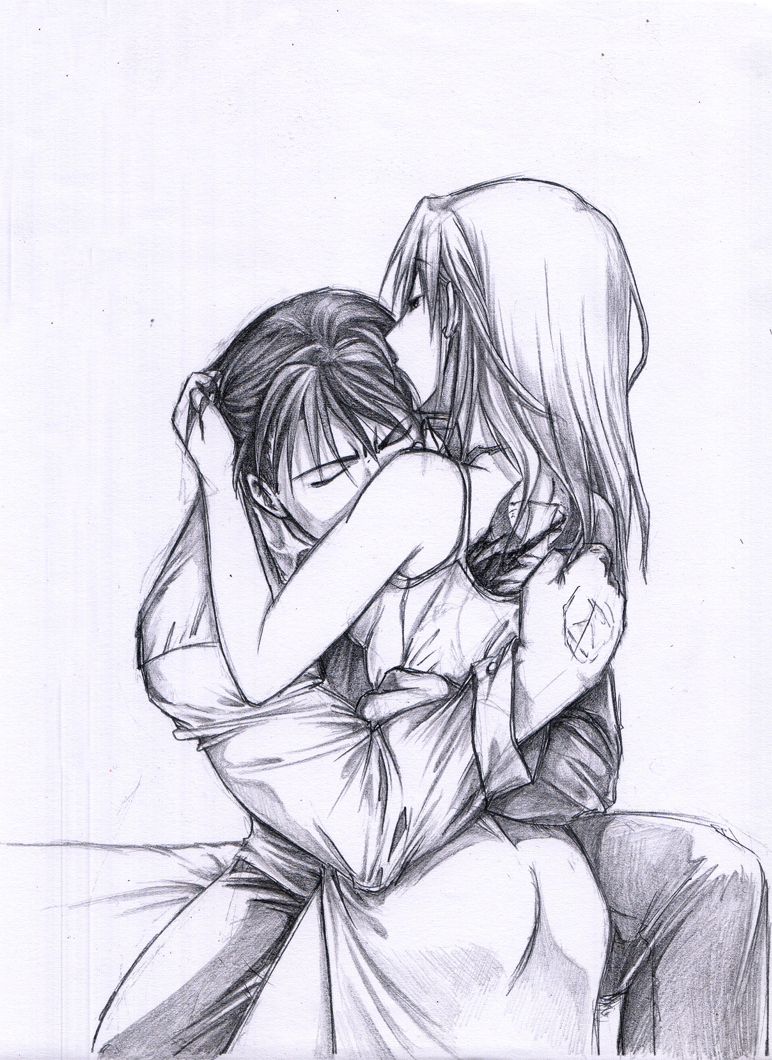 Artstation Fanart Hagane No Renkinjutsushi Roy Mustang And Riza Hawkeye Melisa Mi Qin Ong Fullmetal alchemist fma fmab royai roy mustang riza hawkeye fanart mintojam art. roy mustang and riza hawkeye melisa mi