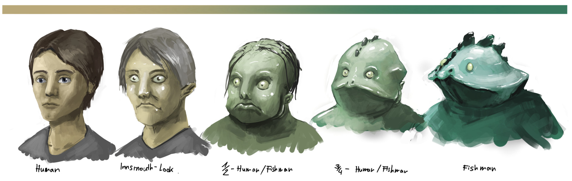 ArtStation - Design Degeneration Innsmouth