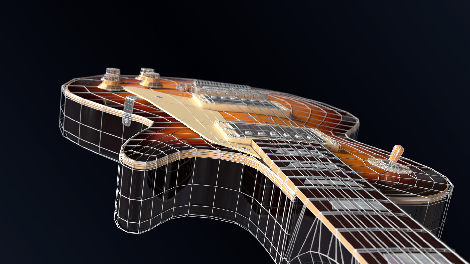 Artstation Gibson Les Paul Daniel Vesterbaek