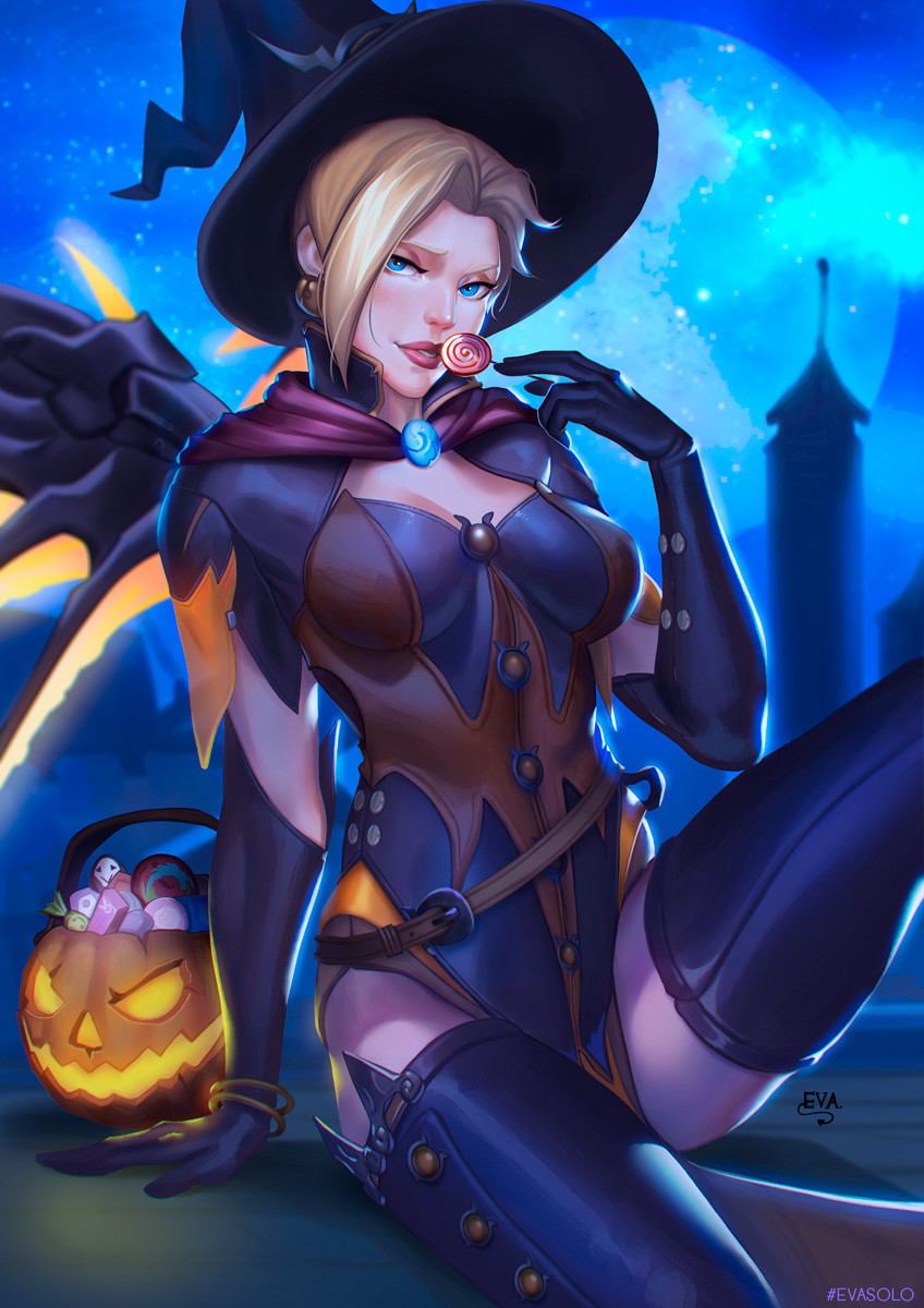Artstation Happy Halloween From Mercy Eva Solo
