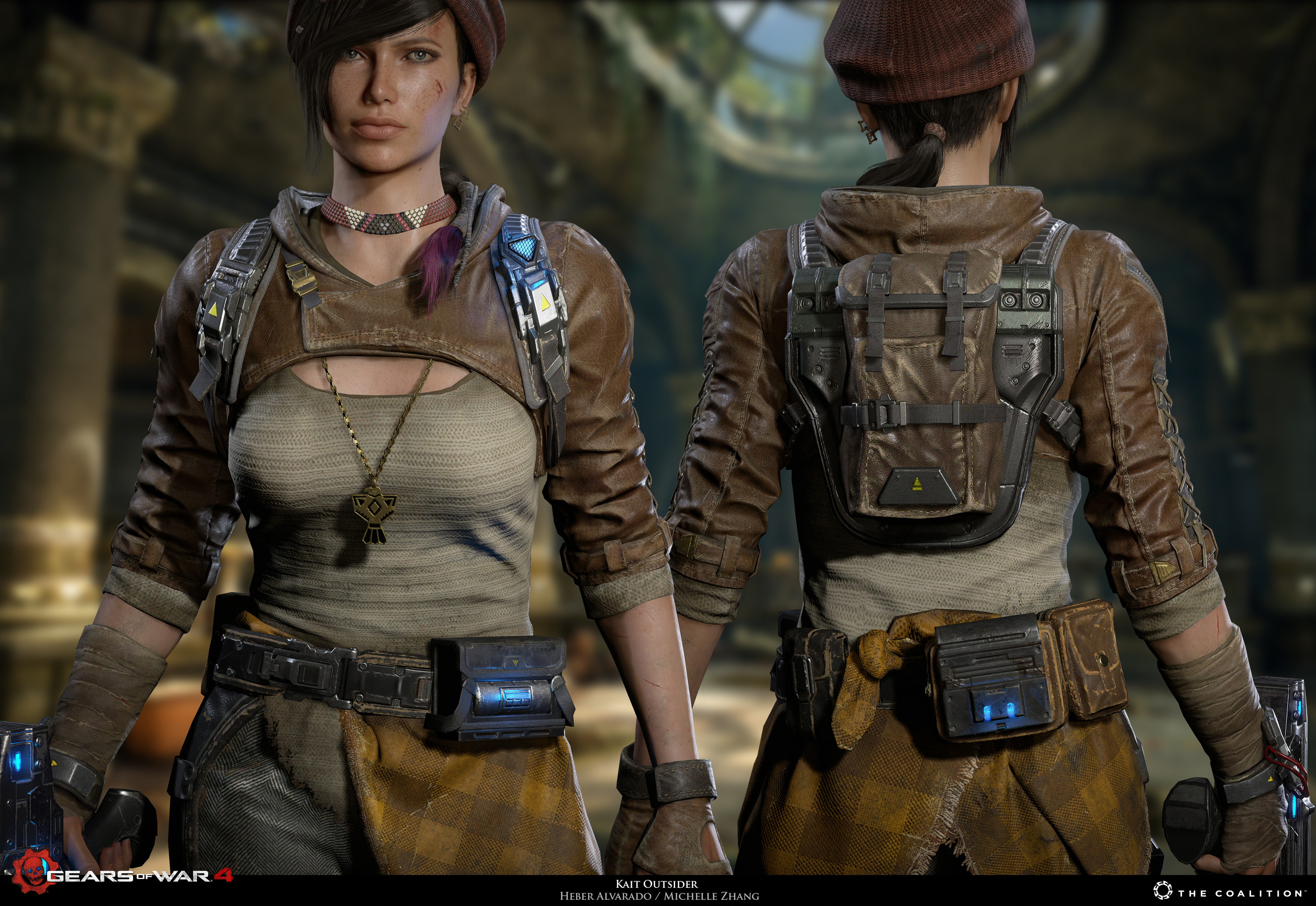 Artstation Kait Diaz Outsider Gears Of War 4 Heber Alvarado