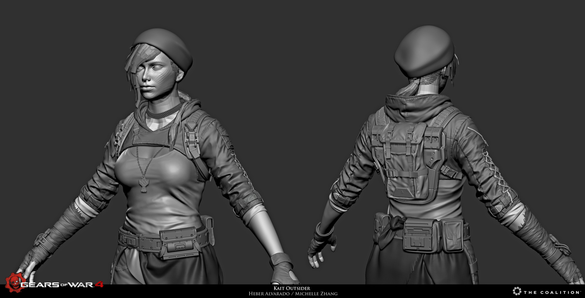 Artstation Kait Diaz Outsider Gears Of War 4 Heber