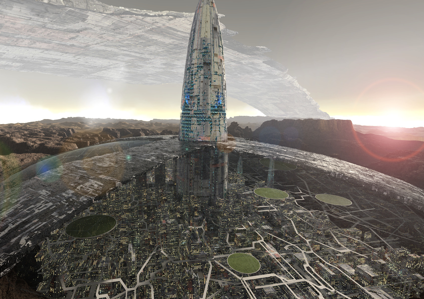 ArtStation - Chasm City, Erik O
