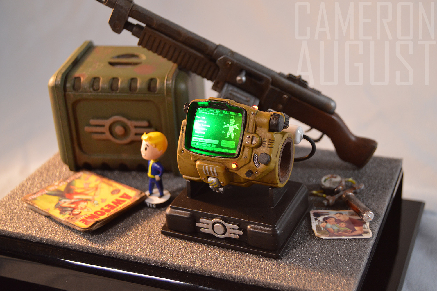 Artstation 1 6 Scale Pip Boy From Fallout 4 Cameron August