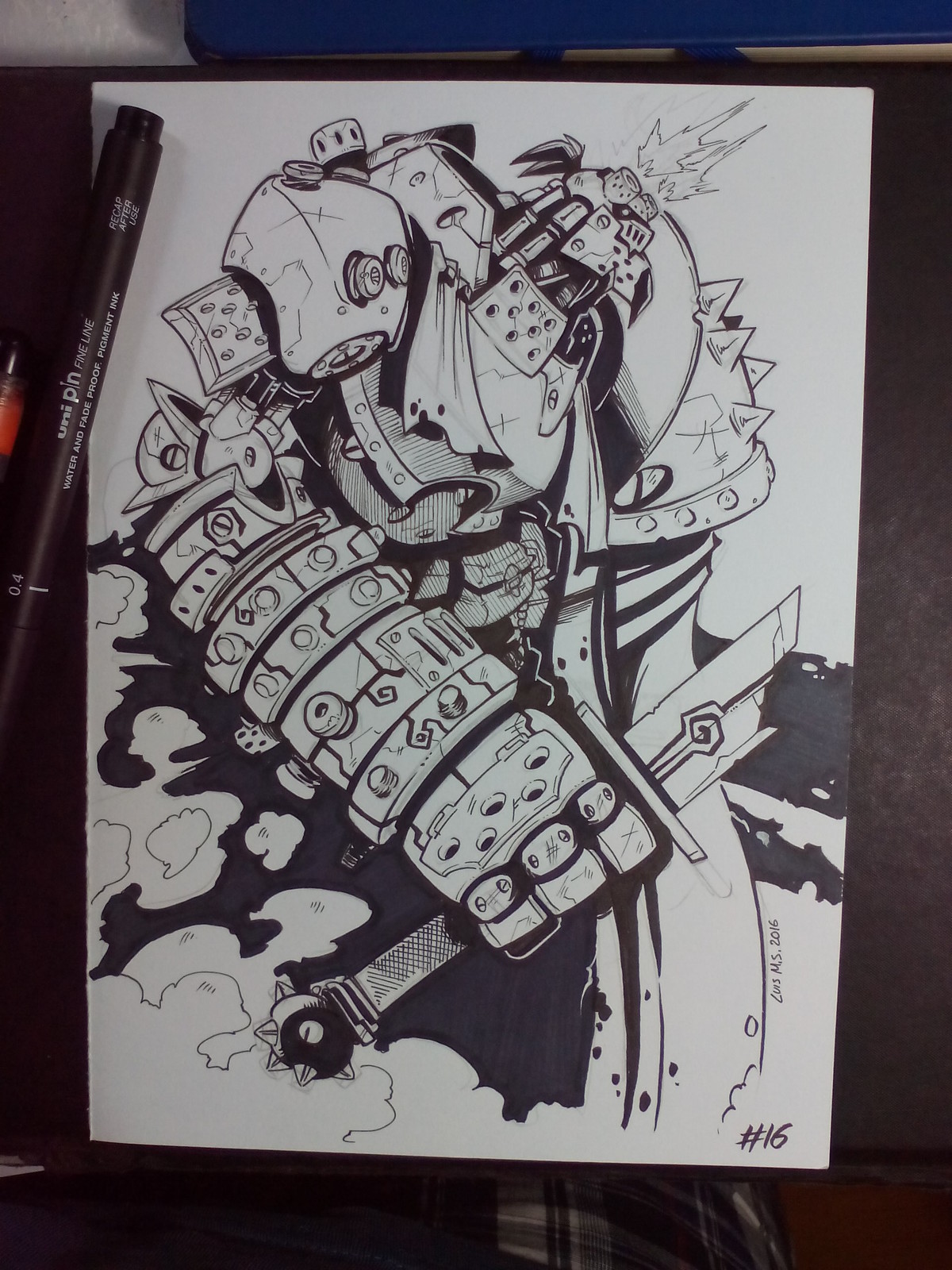 Day16: War golem (Hellboy model)