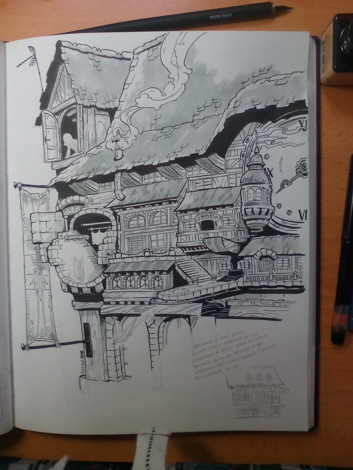 Day 20: Background Concept for my comic project "Gryphoon"